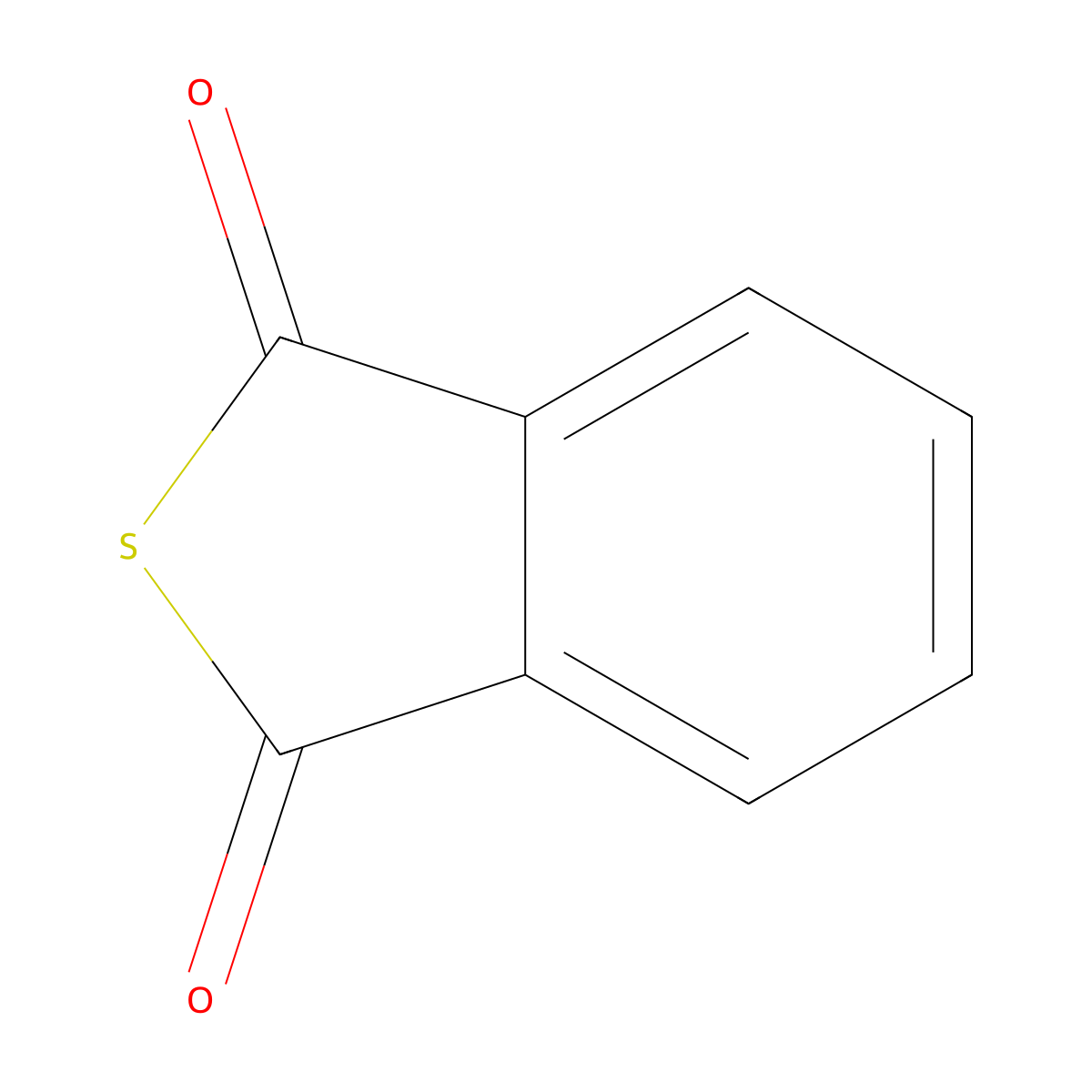 Benzo(c)thiophene-1,3-dione molecular structure, CAS 5698-59-9