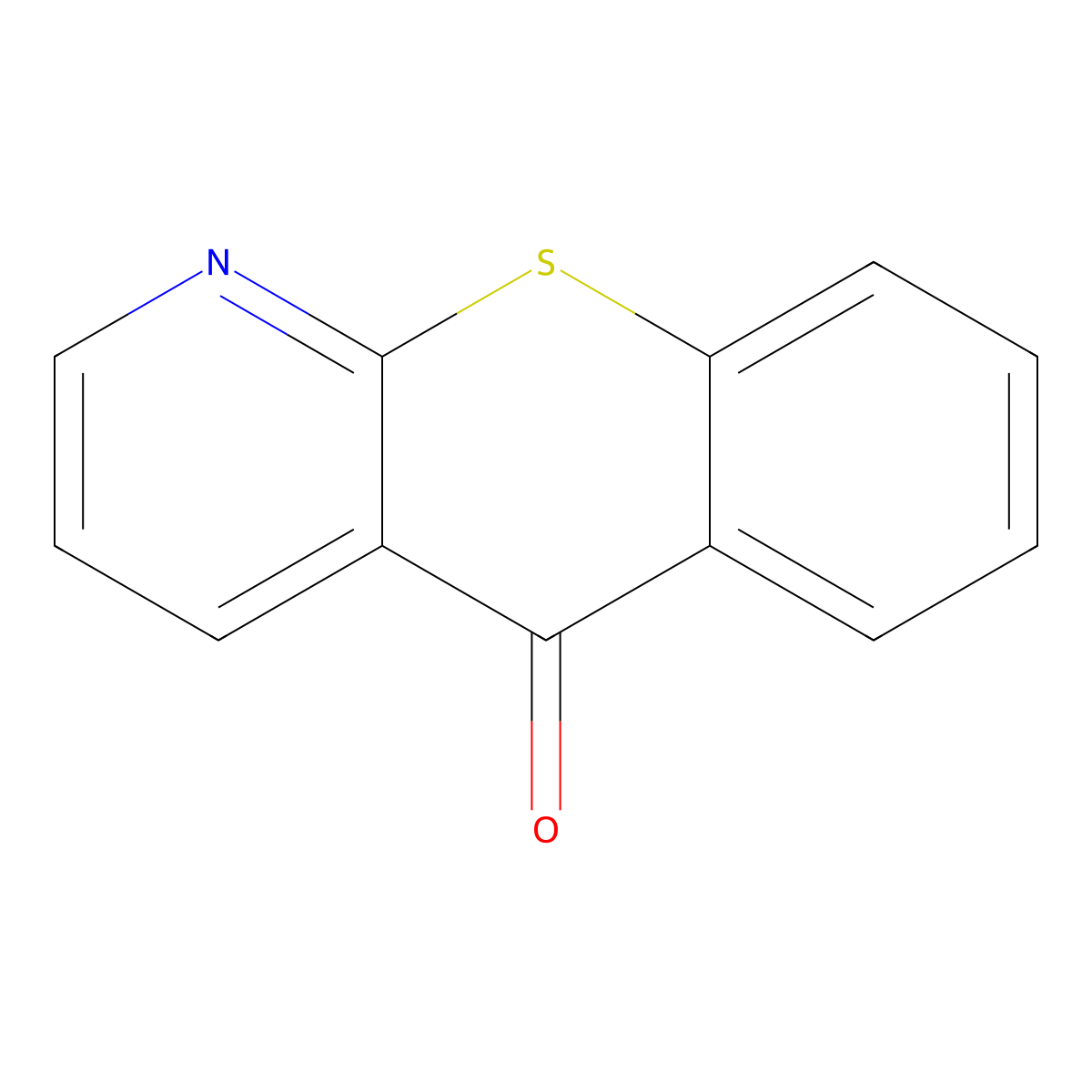 Thiochromeno[2,3-b]pyridin-5-one molecular structure, CAS 5698-68-0