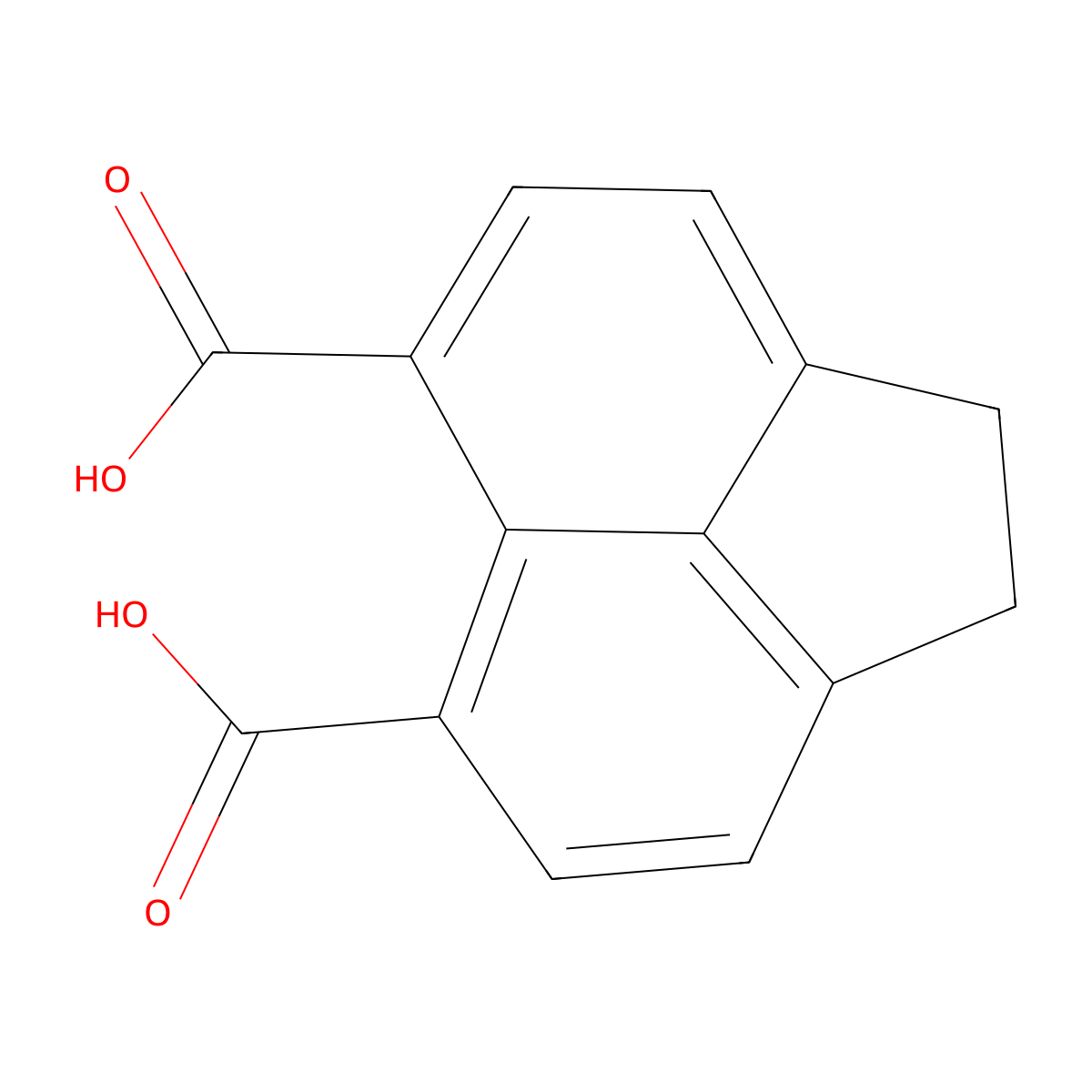 5,6-Acenaphthenedicarboxylic acid molecular structure, CAS 5698-99-7