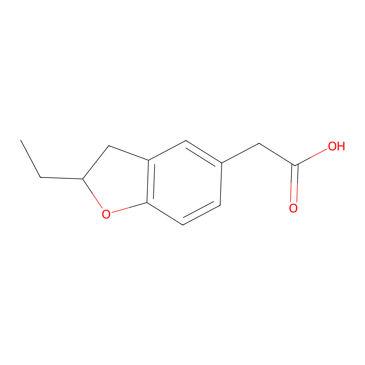 Furofenac molecular structure, CAS 56983-13-2