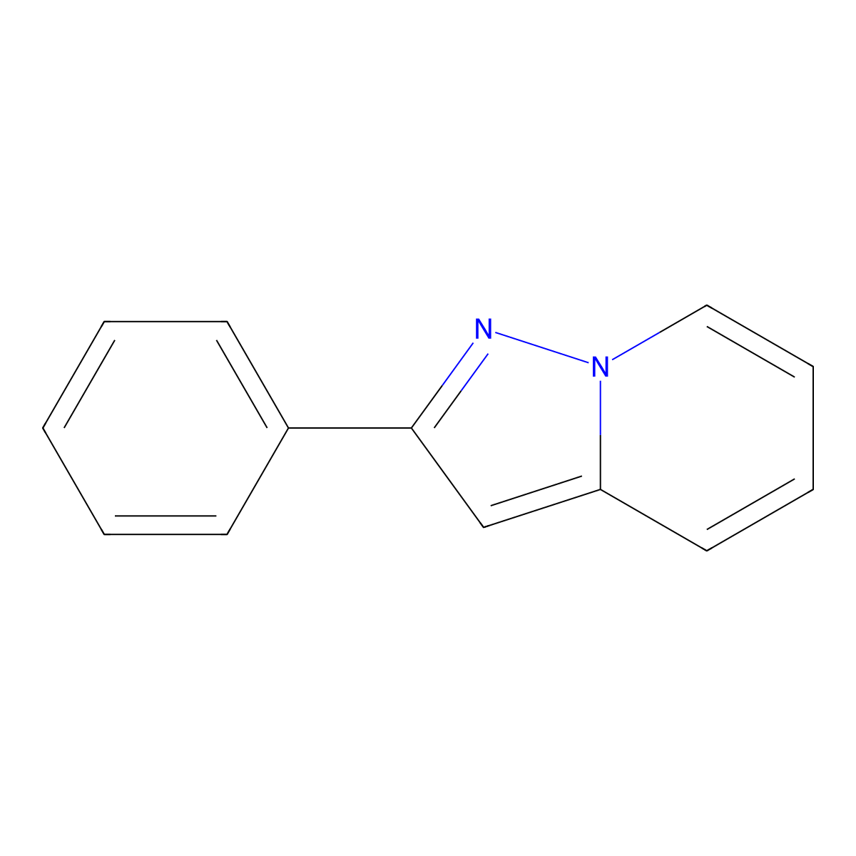 2-Phenylpyrazolo[1,5-a]pyridine molecular structure, CAS 56983-95-0