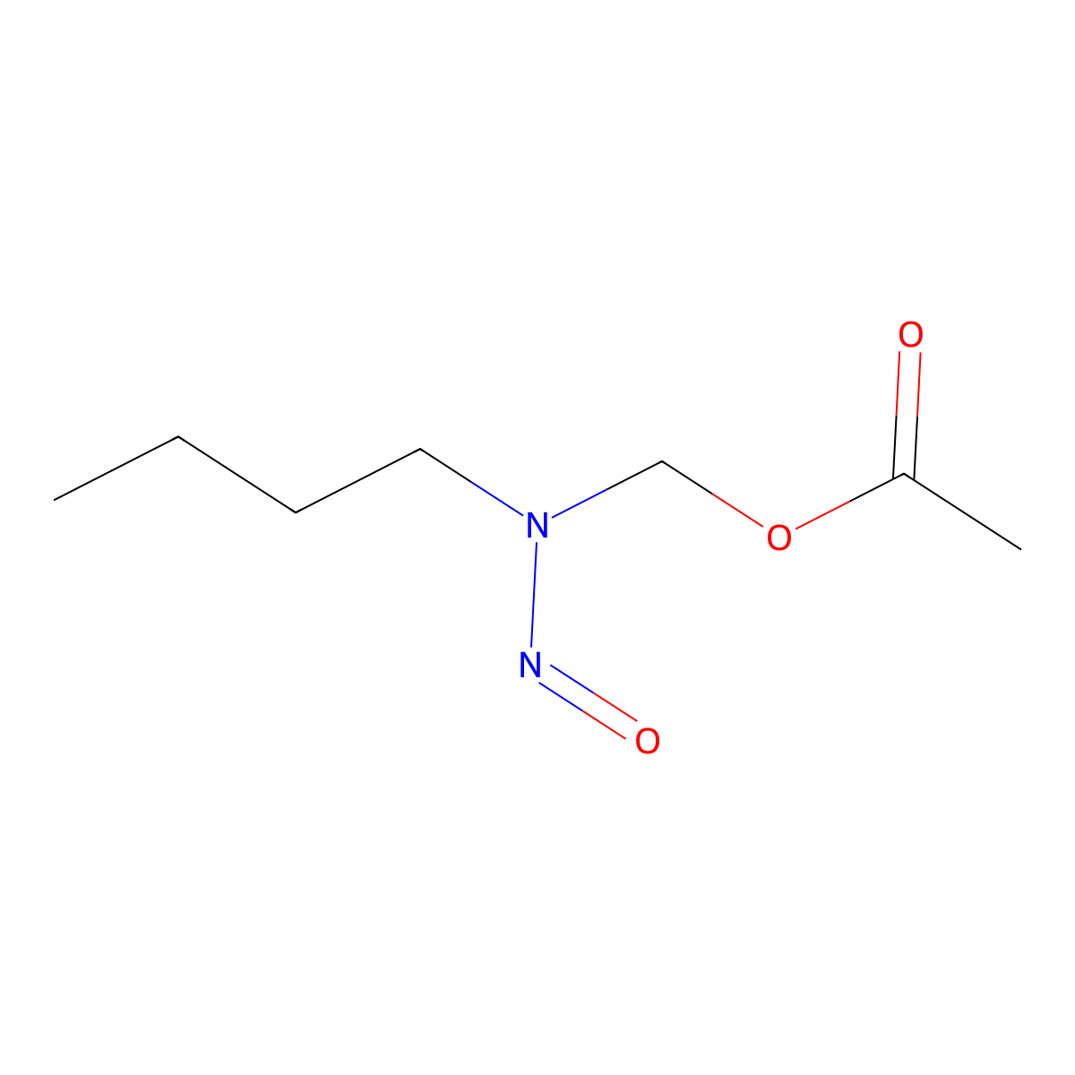 Methanol, 1-(butylnitrosoamino)-, 1-acetate molecular structure, CAS 56986-36-8