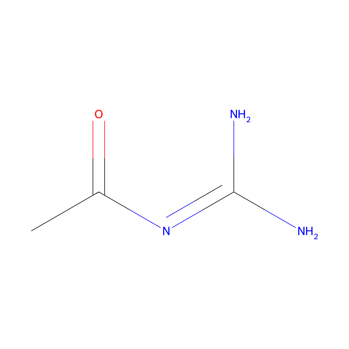 N-(Aminoiminomethyl)acetamide molecular structure, CAS 5699-40-1