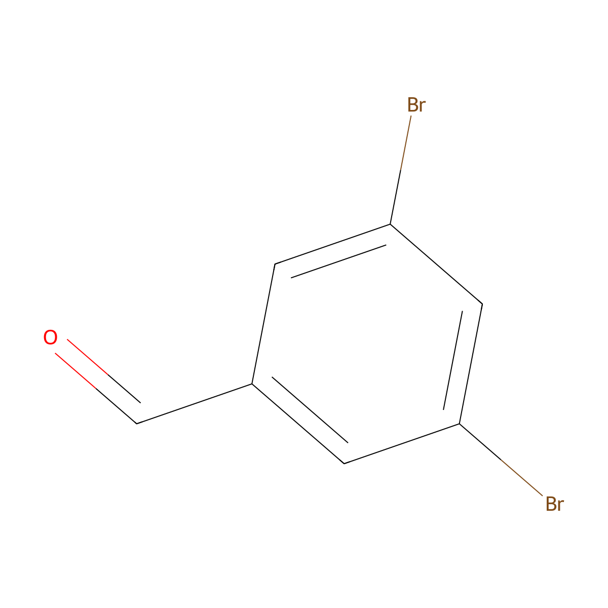 3,5-Dibromobenzaldehyde molecular structure, CAS 56990-02-4