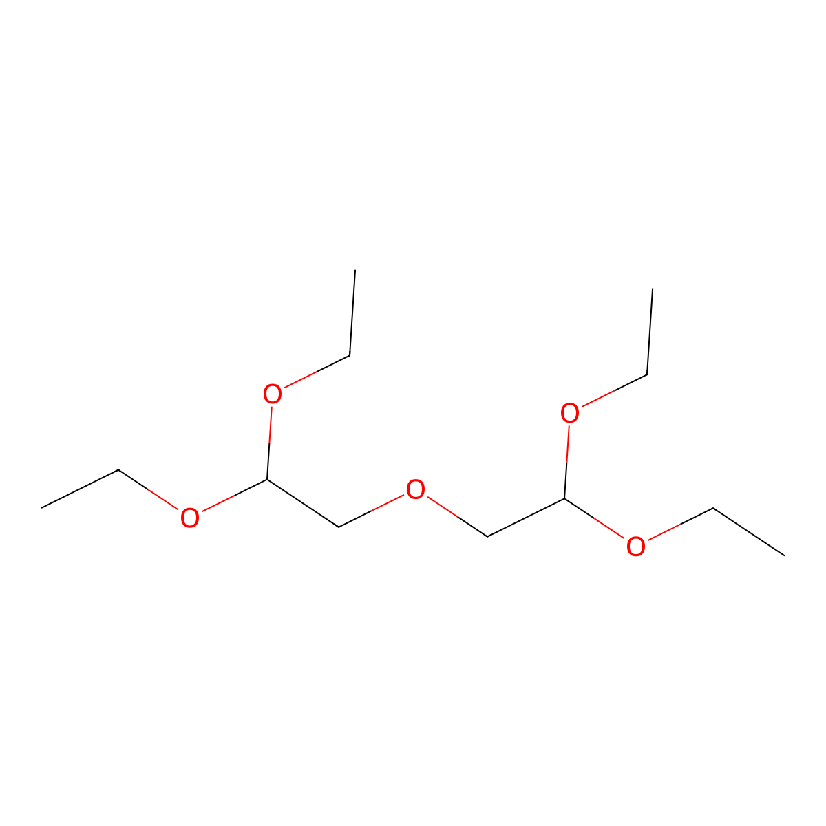 1,1'-Oxybis(2,2-diethoxyethane) molecular structure, CAS 56999-16-7