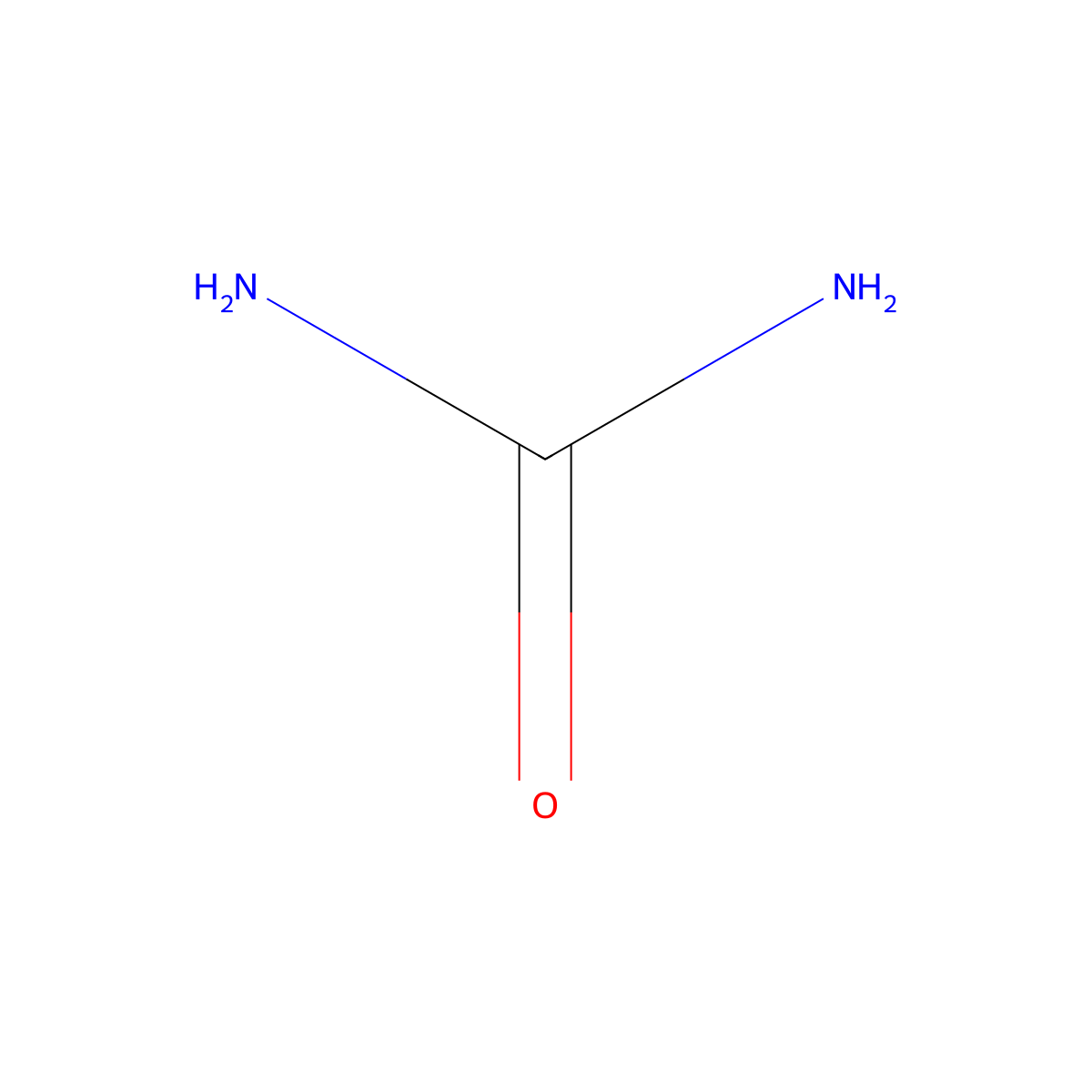 Urea molecular structure, CAS 57-13-6