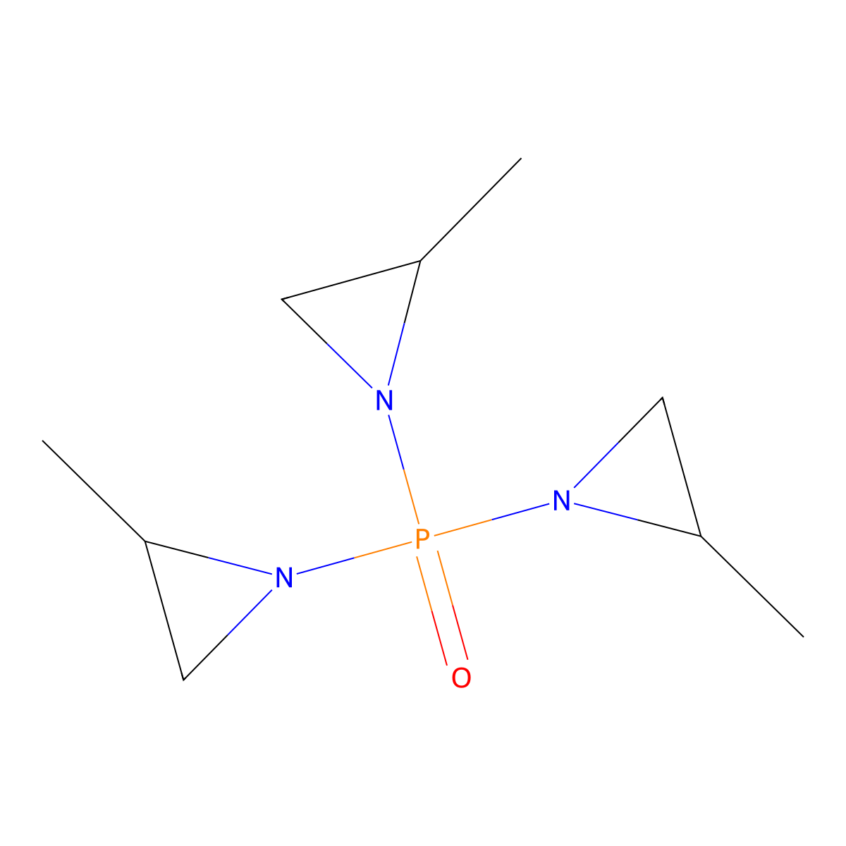 Metepa molecular structure, CAS 57-39-6