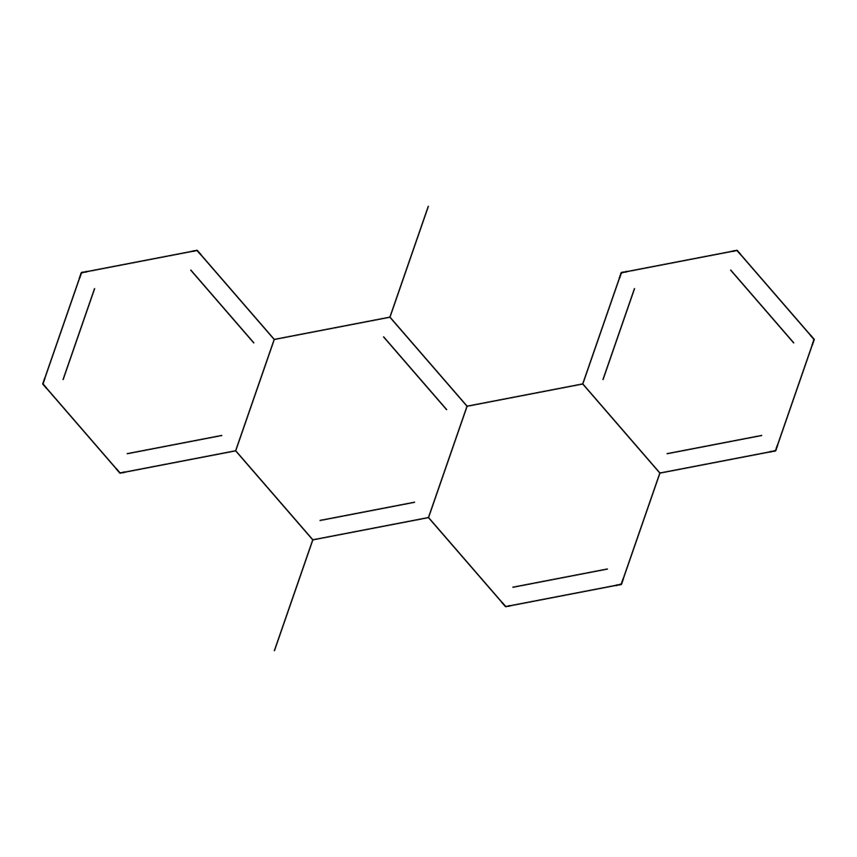 7,12-Dimethylbenz(a)anthracene molecular structure, CAS 57-97-6