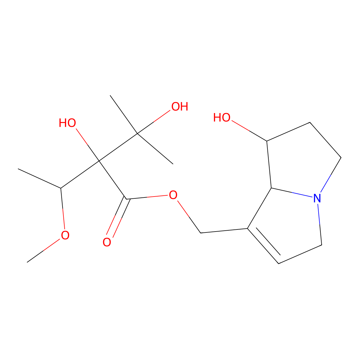 Europine molecular structure, CAS 570-19-4
