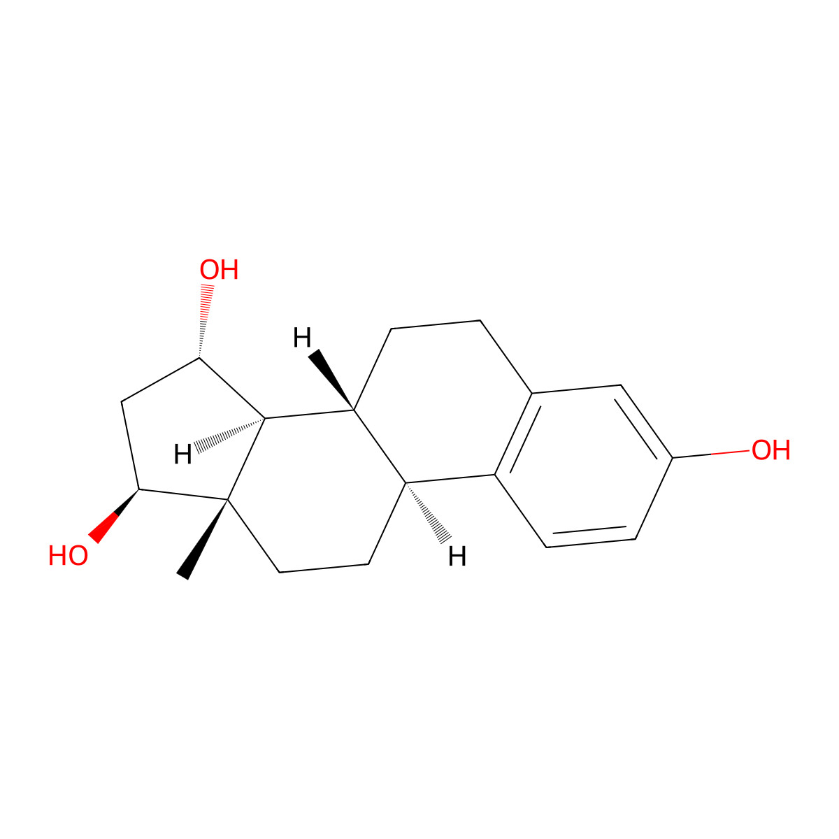 15alpha-Hydroxyestradiol molecular structure, CAS 570-30-9