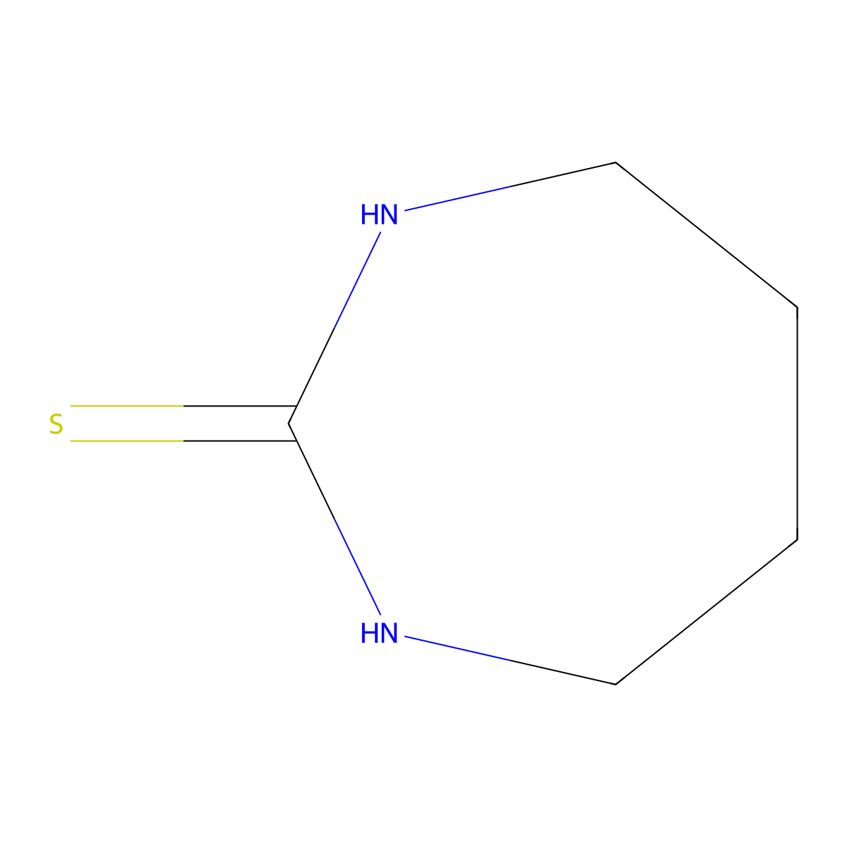 1,3-Diazepane-2-thione molecular structure, CAS 5700-04-9