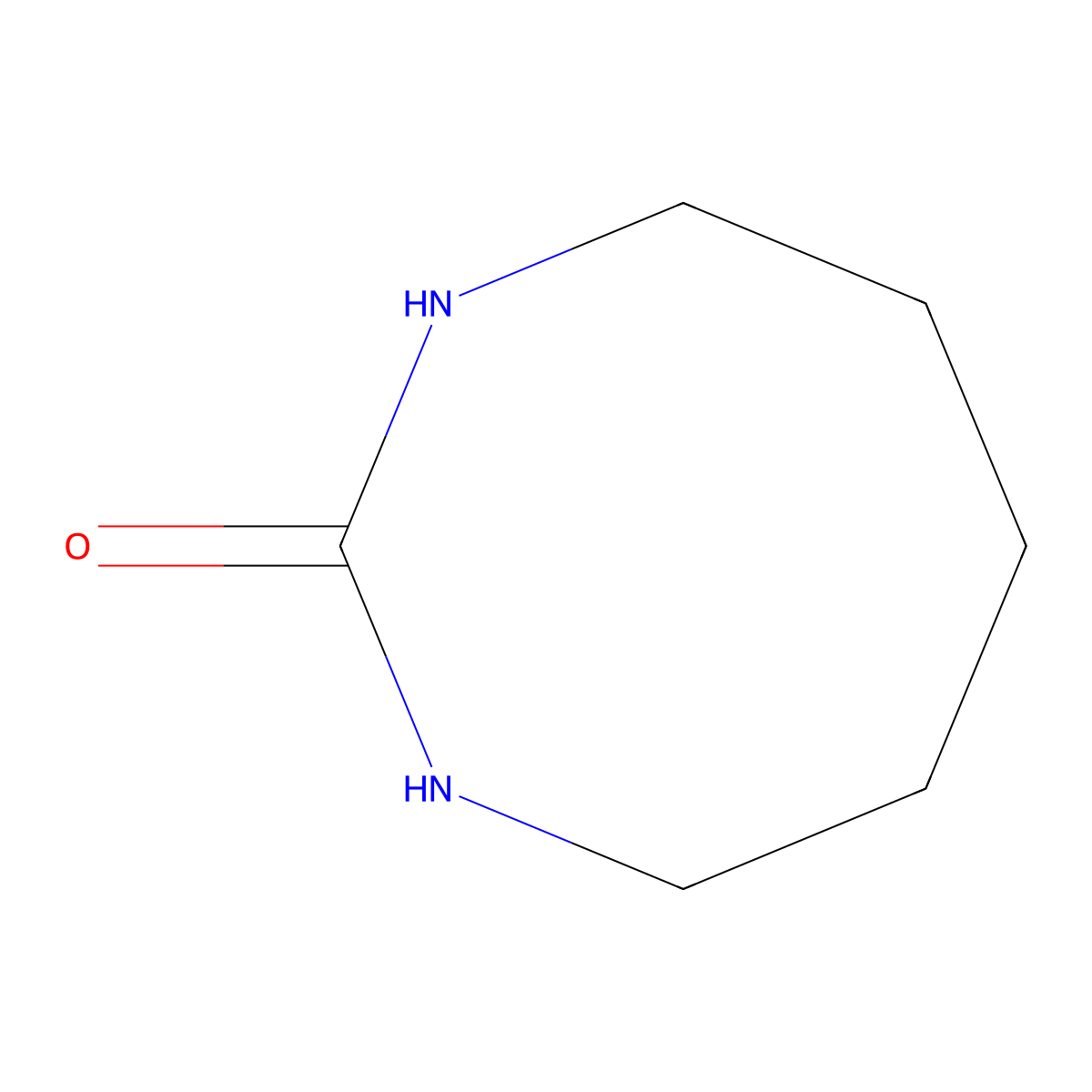 1,3-Diazocan-2-one molecular structure, CAS 5700-13-0