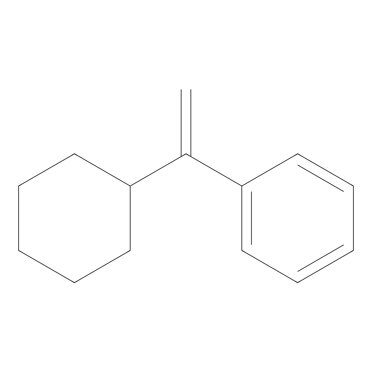 (1-Cyclohexylvinyl)benzene molecular structure, CAS 5700-44-7