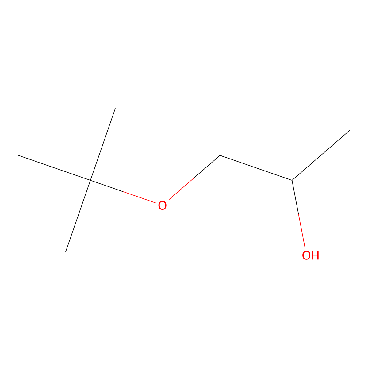 1-tert-Butoxy-2-propanol molecular structure, CAS 57018-52-7