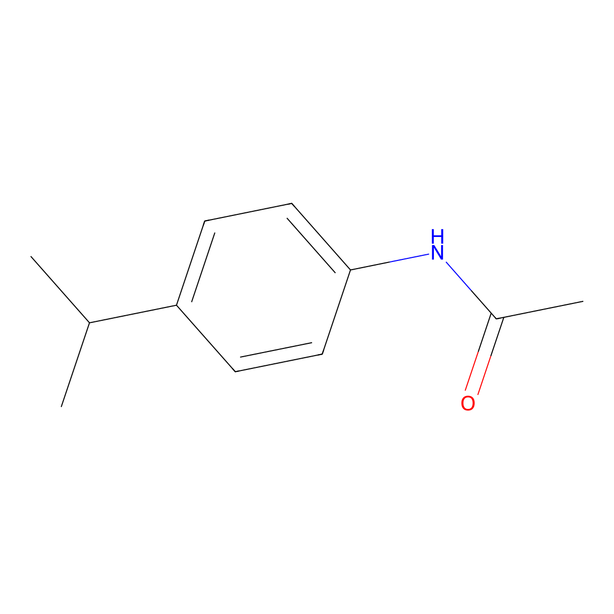 N-(4-(Propan-2-yl)phenyl)ethanimidic acid molecular structure, CAS 5702-74-9