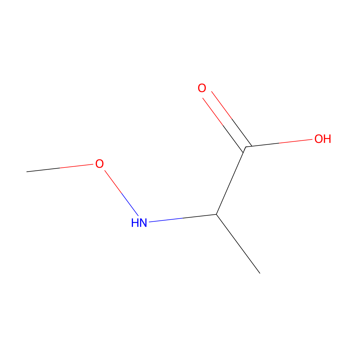 L-Alanine, N-methoxy-(9CI) molecular structure, CAS 57022-42-1