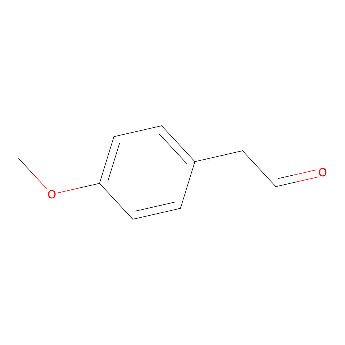 4-Methoxyphenylacetaldehyde molecular structure, CAS 5703-26-4