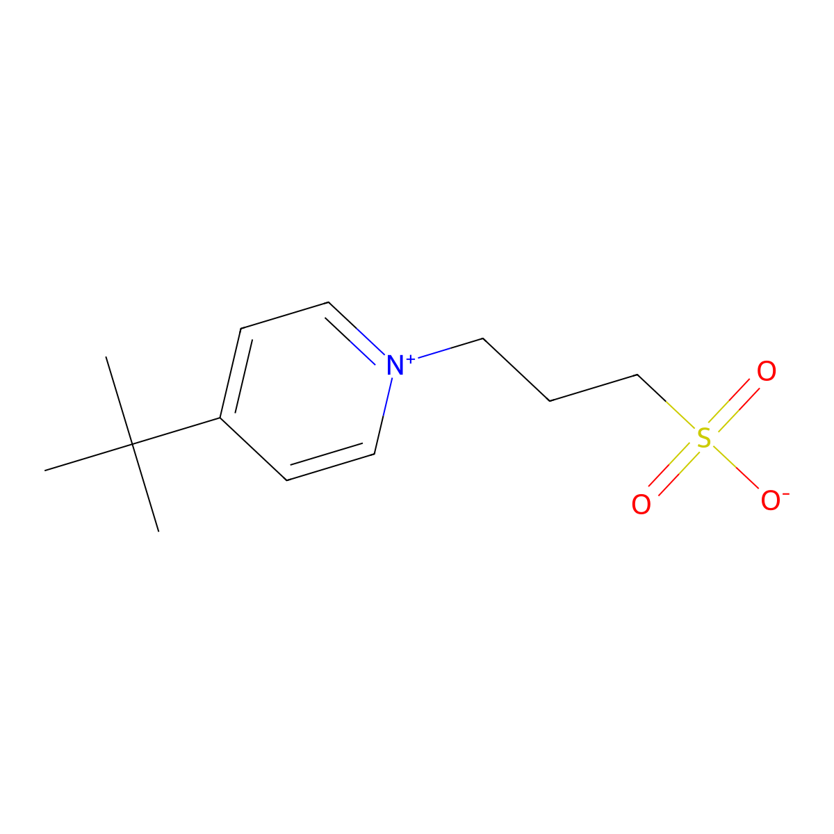 3-(4-tert-Butylpyridin-1-ium-1-yl)propane-1-sulfonate molecular structure, CAS 570412-84-9