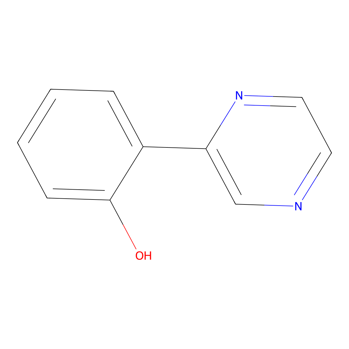 6-(Pyrazin-2(1H)-ylidene)cyclohexa-2,4-dien-1-one molecular structure, CAS 570432-60-9