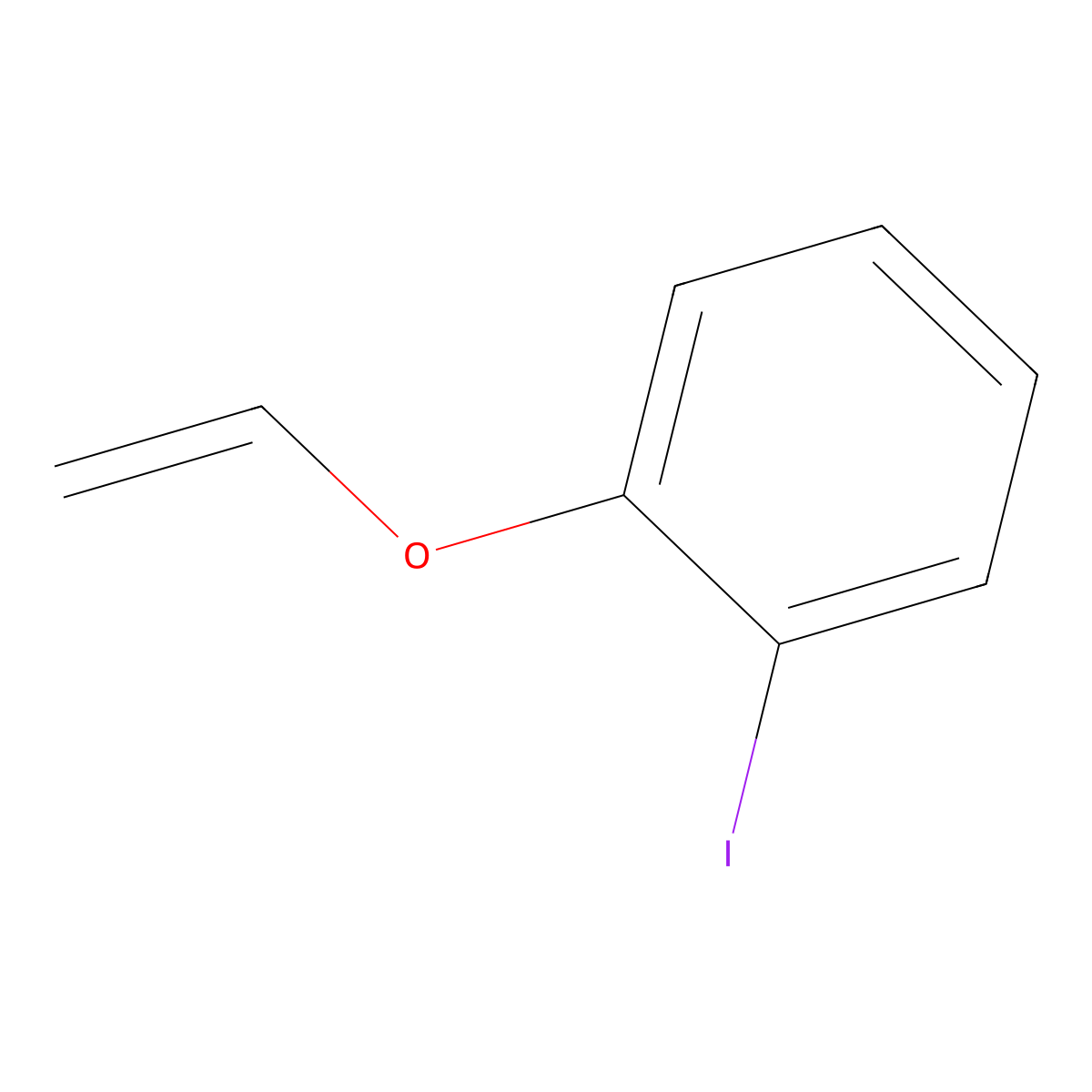 1-(Ethenyloxy)-2-iodobenzene molecular structure, CAS 57056-90-3