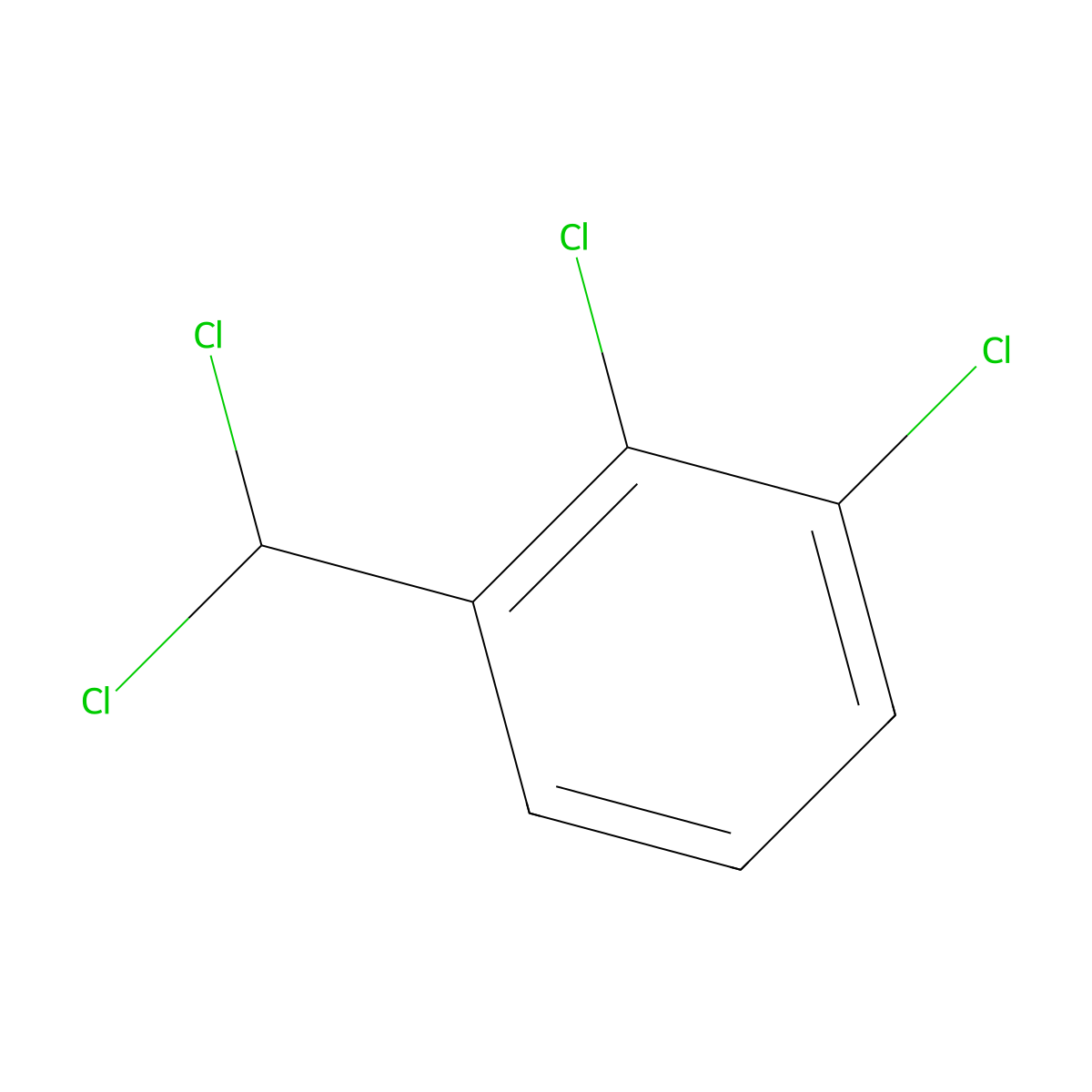 1,2-Dichloro-3-(dichloromethyl)benzene molecular structure, CAS 57058-14-7