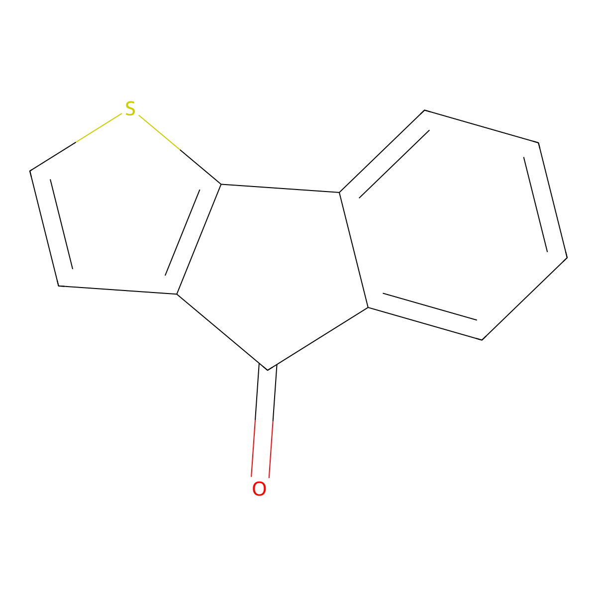 4H-Indeno(1,2-b)thiophen-4-one molecular structure, CAS 5706-08-1