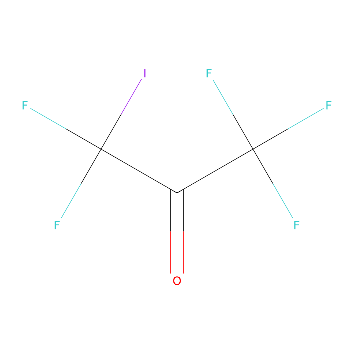 Iodopentafluoroacetone molecular structure, CAS 57069-95-1