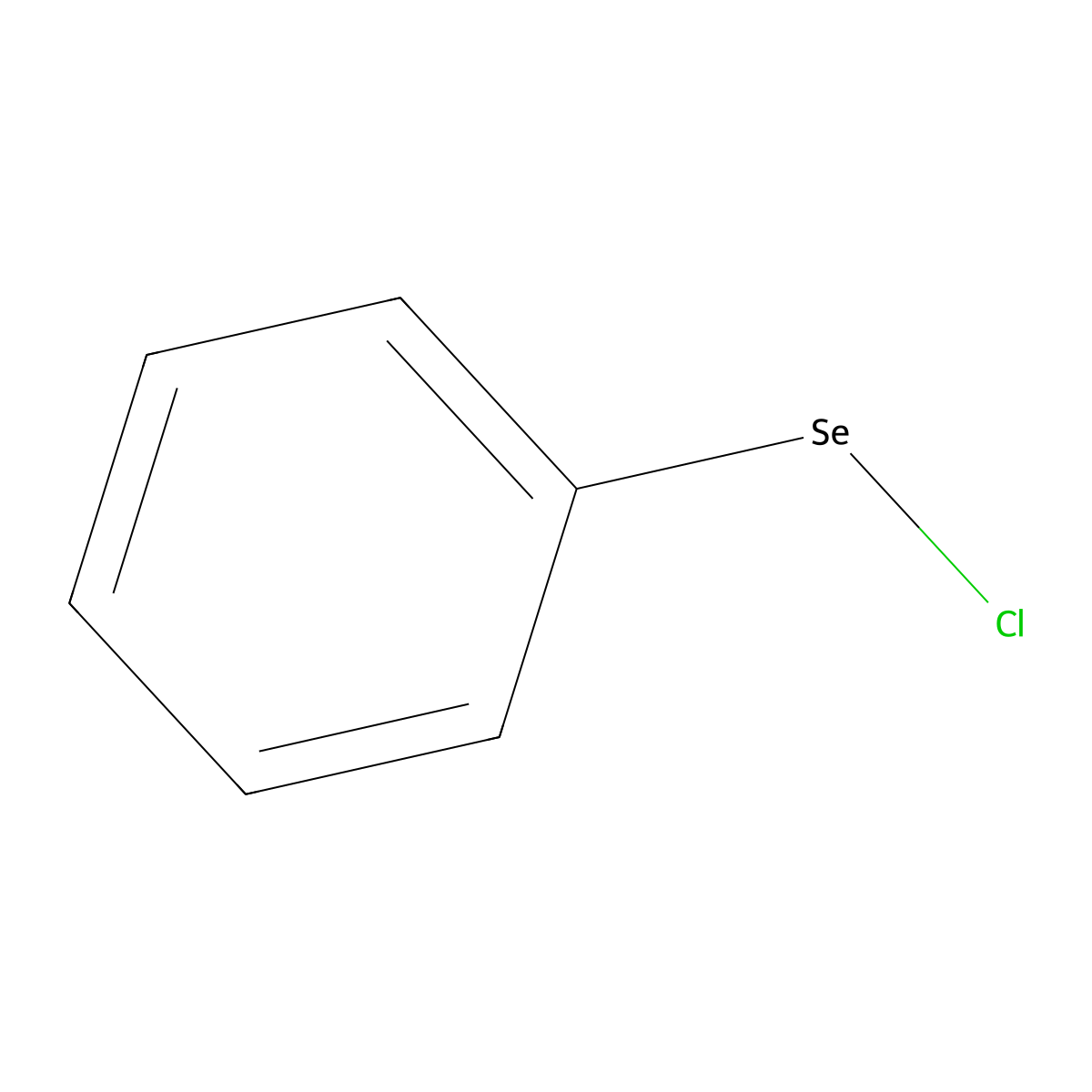 Chloroselenobenzene molecular structure, CAS 5707-04-0