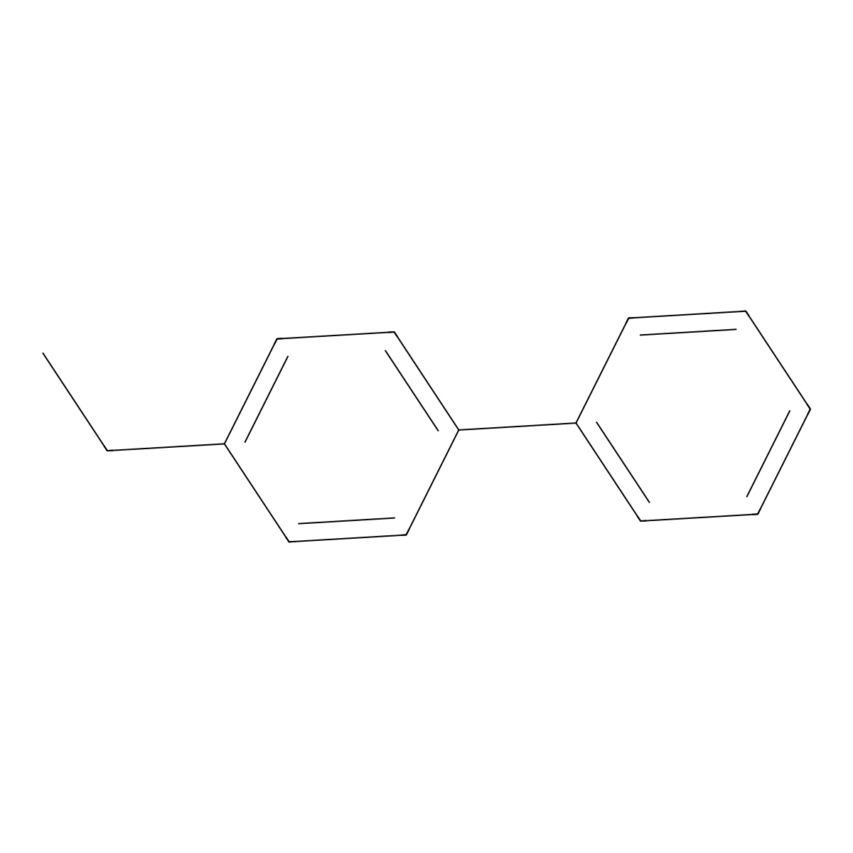 4-Ethylbiphenyl molecular structure, CAS 5707-44-8