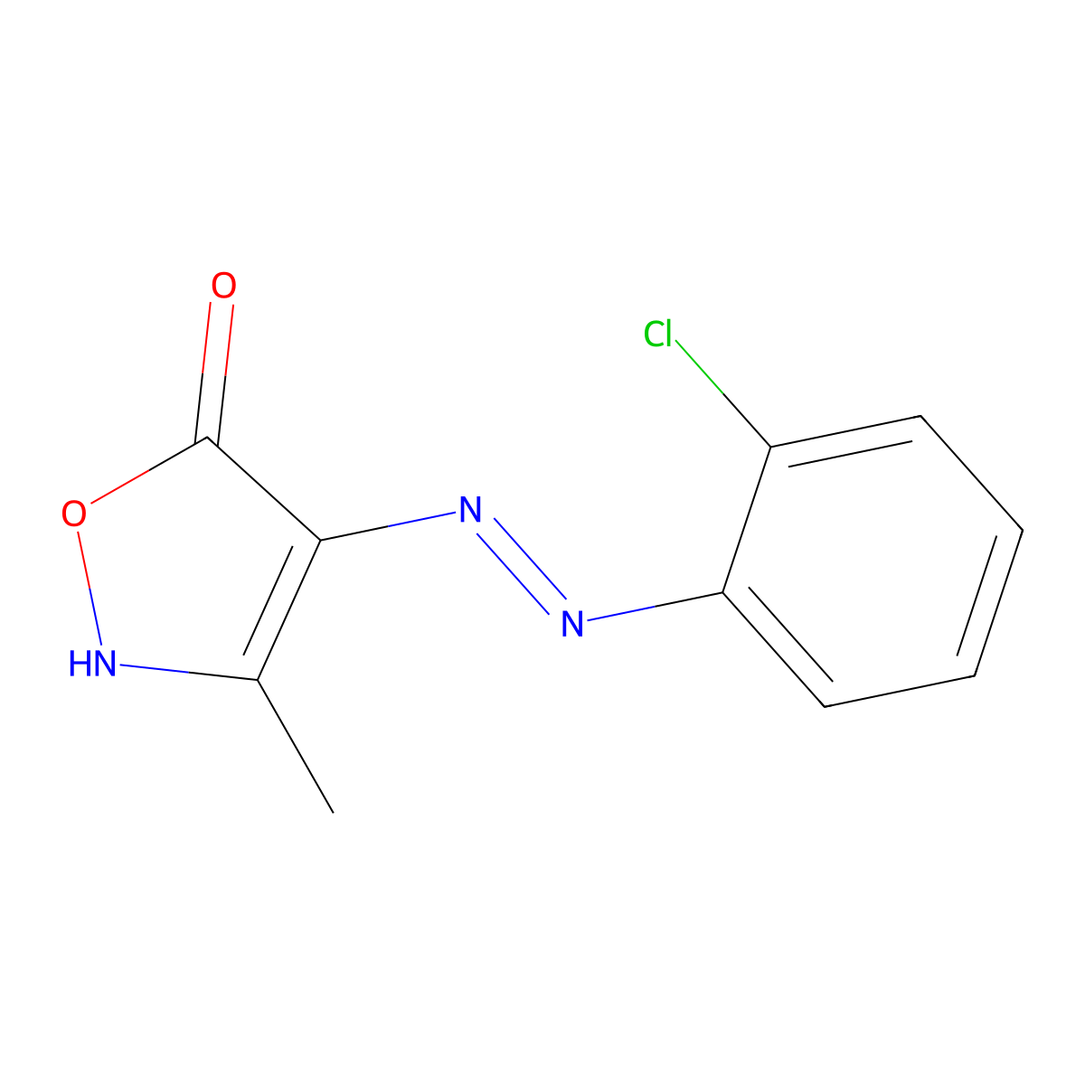 Drazoxolon molecular structure, CAS 5707-69-7
