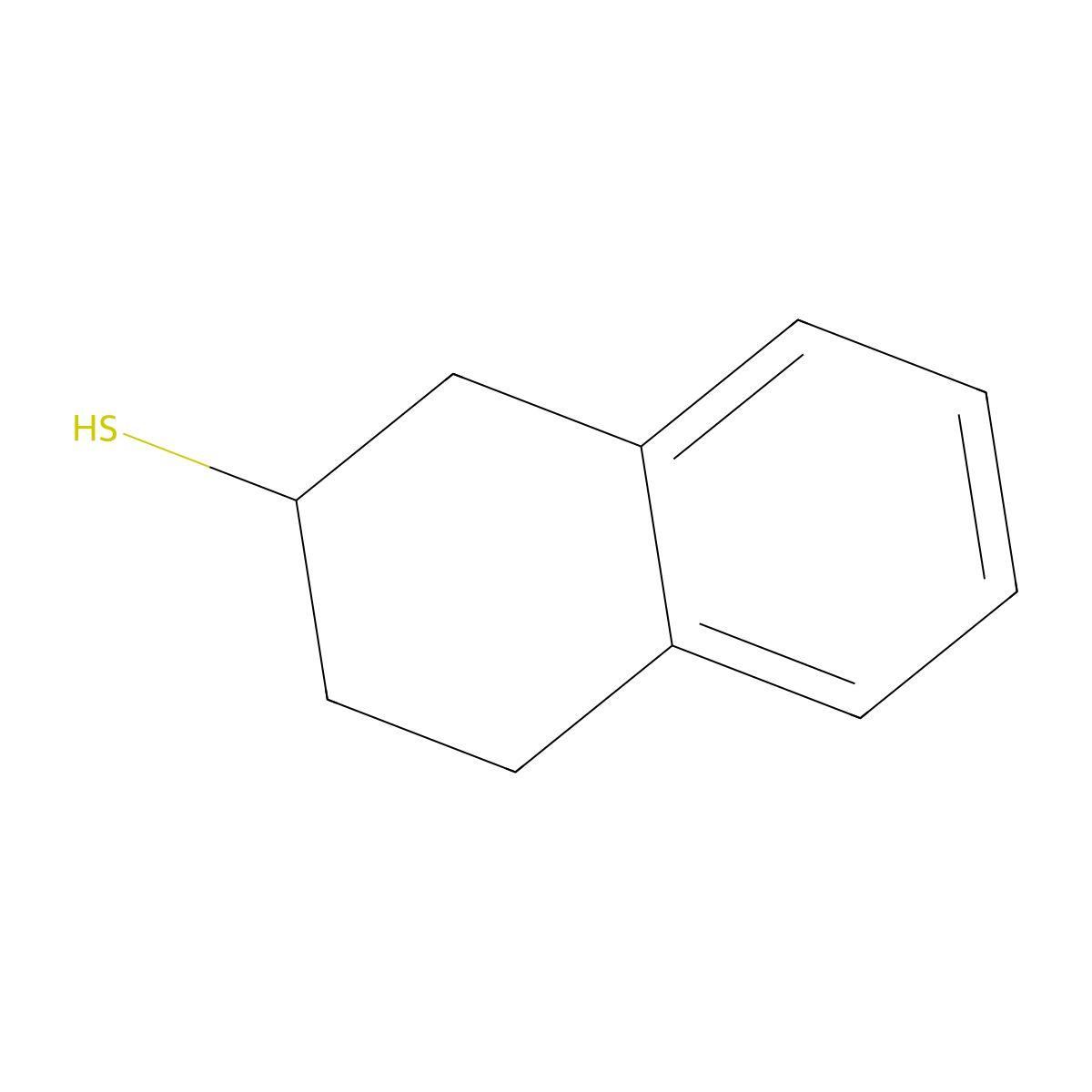 1,2,3,4-Tetrahydronaphthalene-2-thiol molecular structure, CAS 57071-25-7