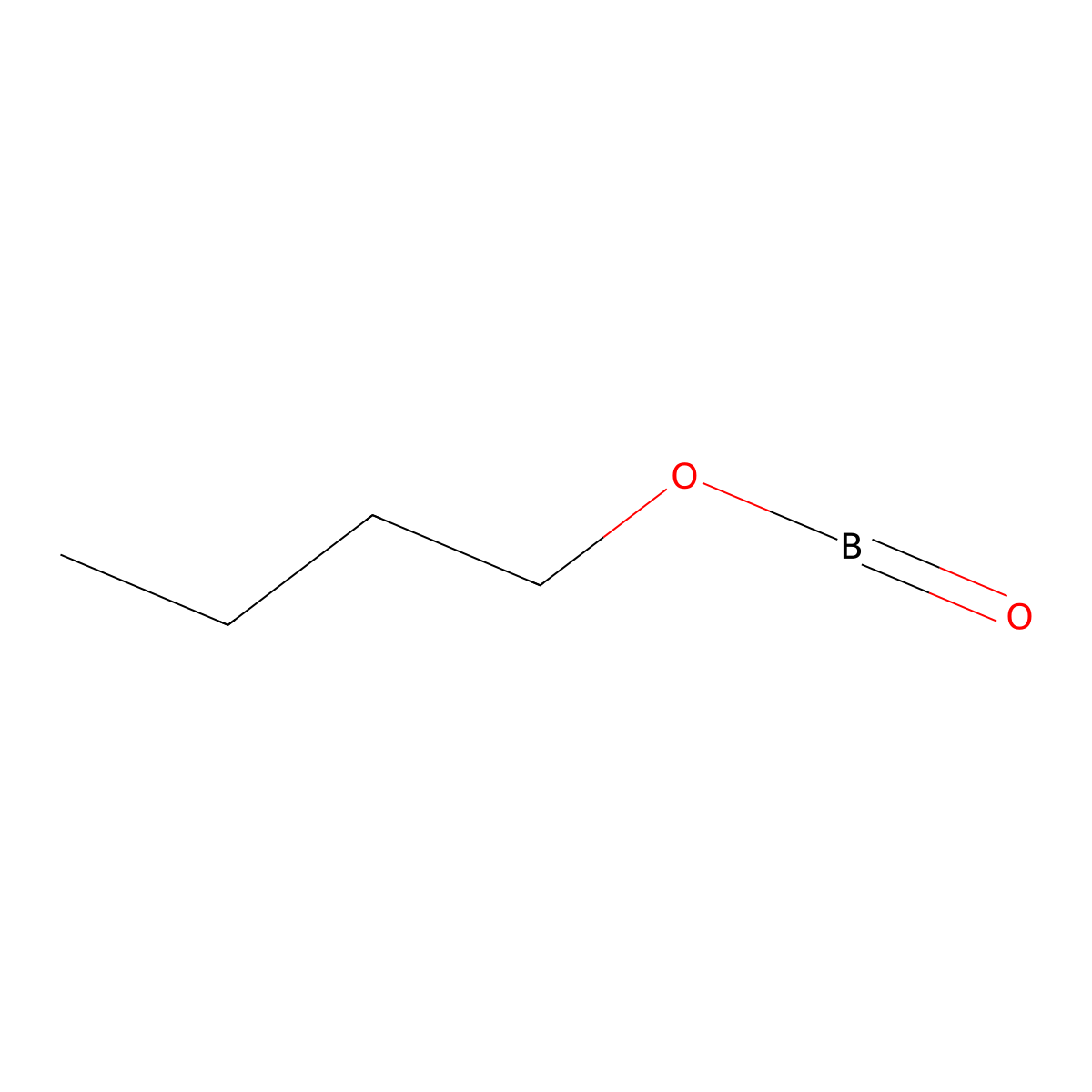 Butyl metaborate molecular structure, CAS 57073-75-3