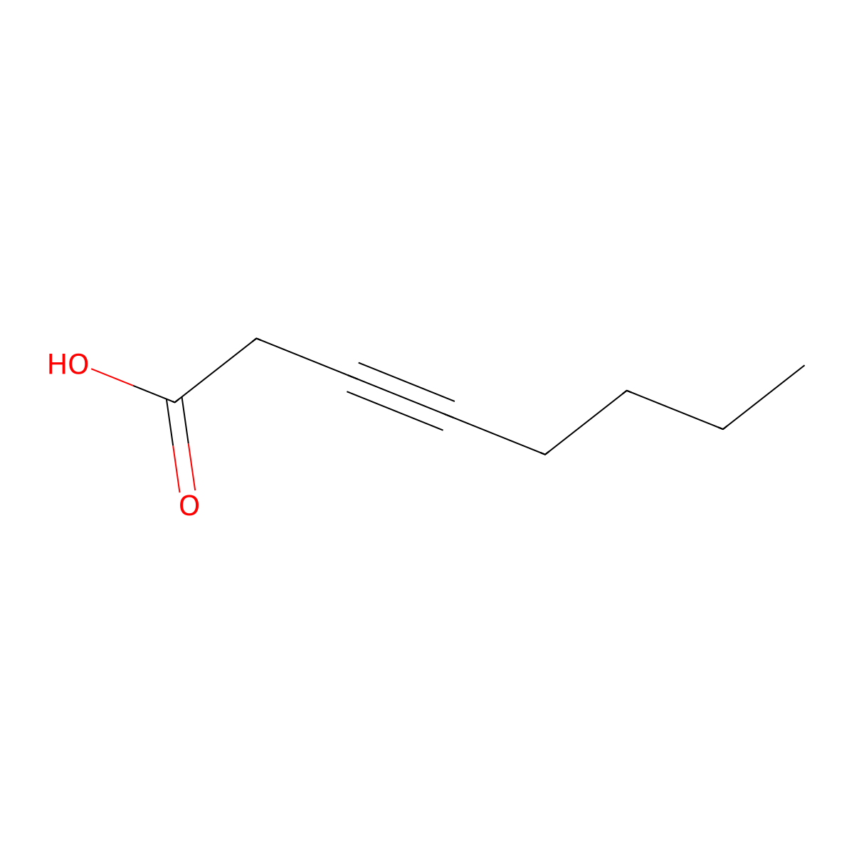 Oct-3-ynoic acid molecular structure, CAS 57074-96-1
