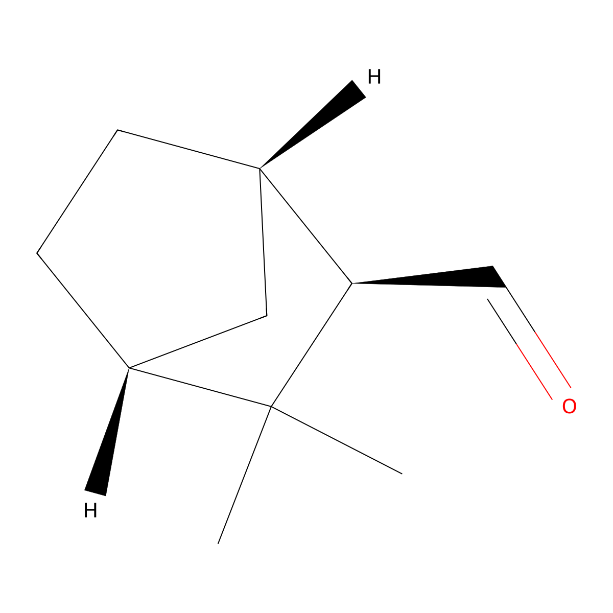 (1s,2r,4r)-3,3-Dimethylbicyclo[2.2.1]heptane-2-carbaldehyde molecular structure, CAS 57075-07-7