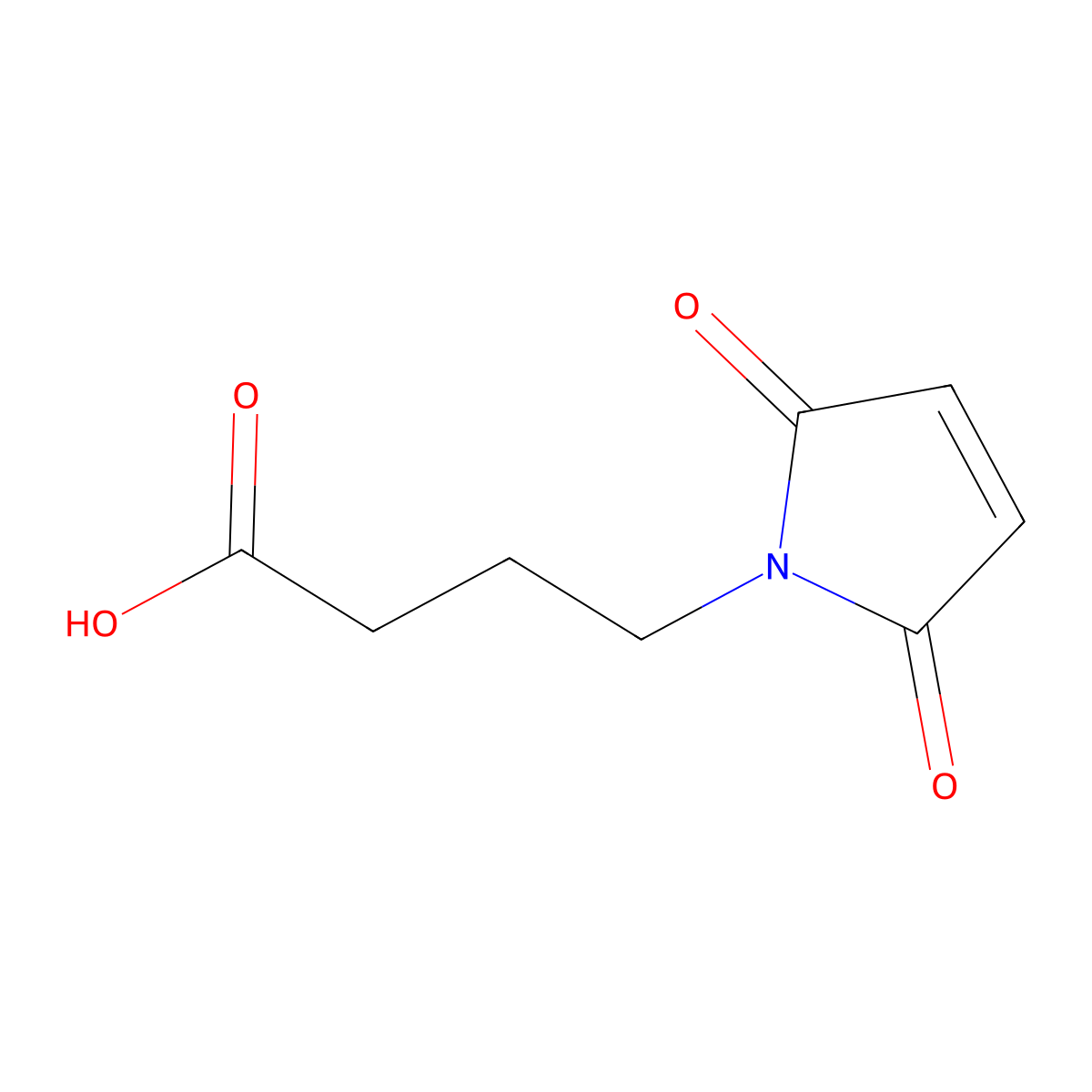 4-Maleimidobutyric Acid molecular structure, CAS 57078-98-5