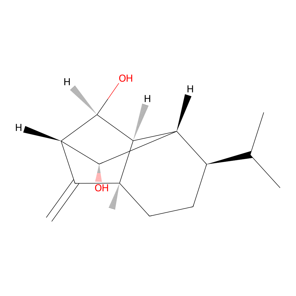 Isosativenediol molecular structure, CAS 57079-92-2
