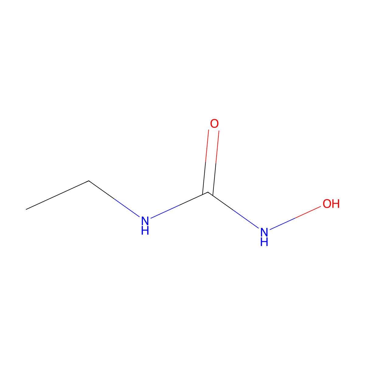 Urea, 1-ethyl-3-hydroxy- molecular structure, CAS 5710-11-2