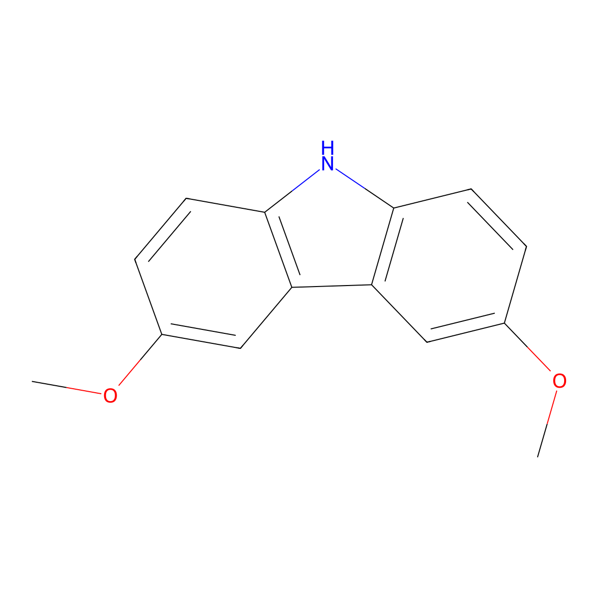 3,6-Dimethoxy-9H-carbazole molecular structure, CAS 57103-01-2
