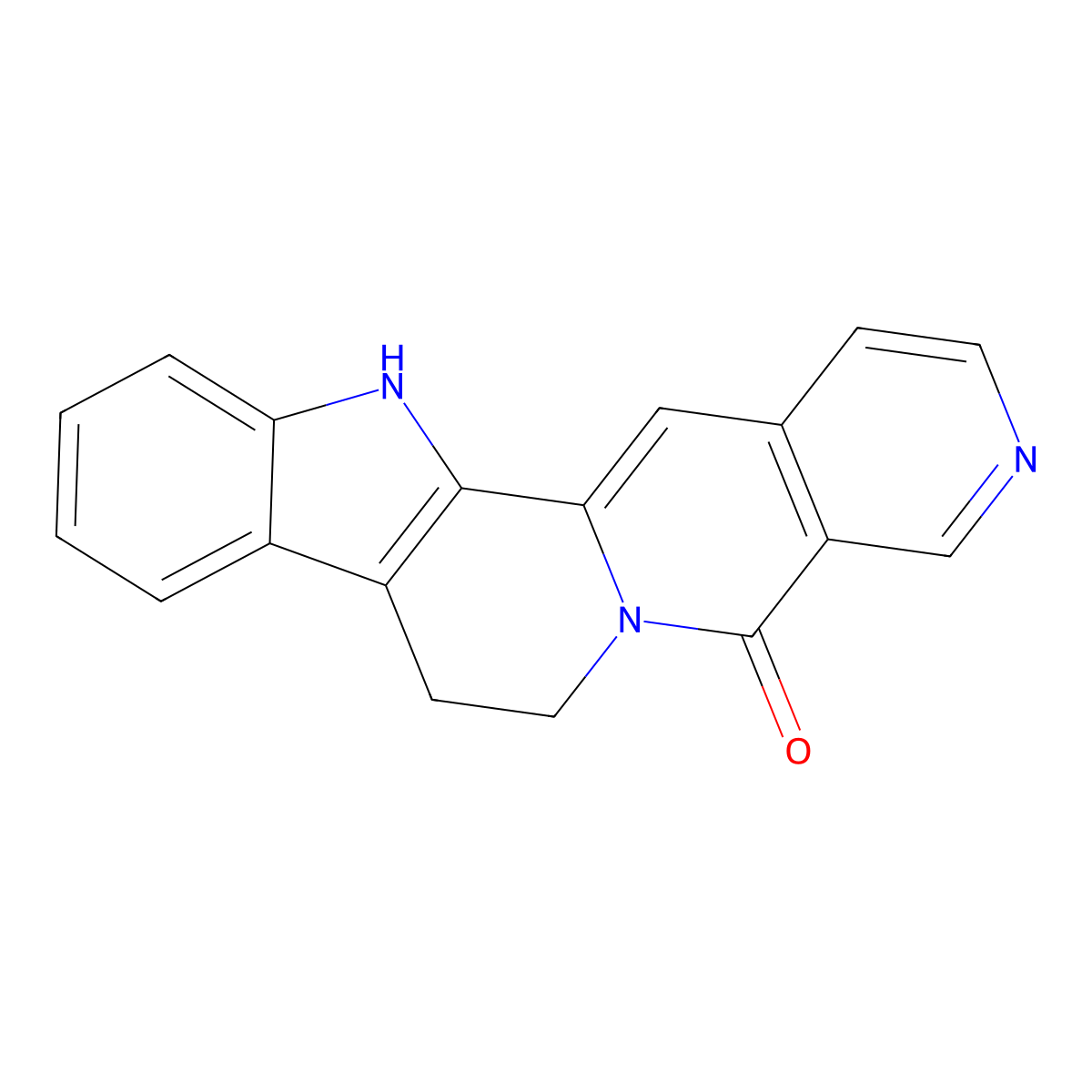 Parvine molecular structure, CAS 57103-51-2