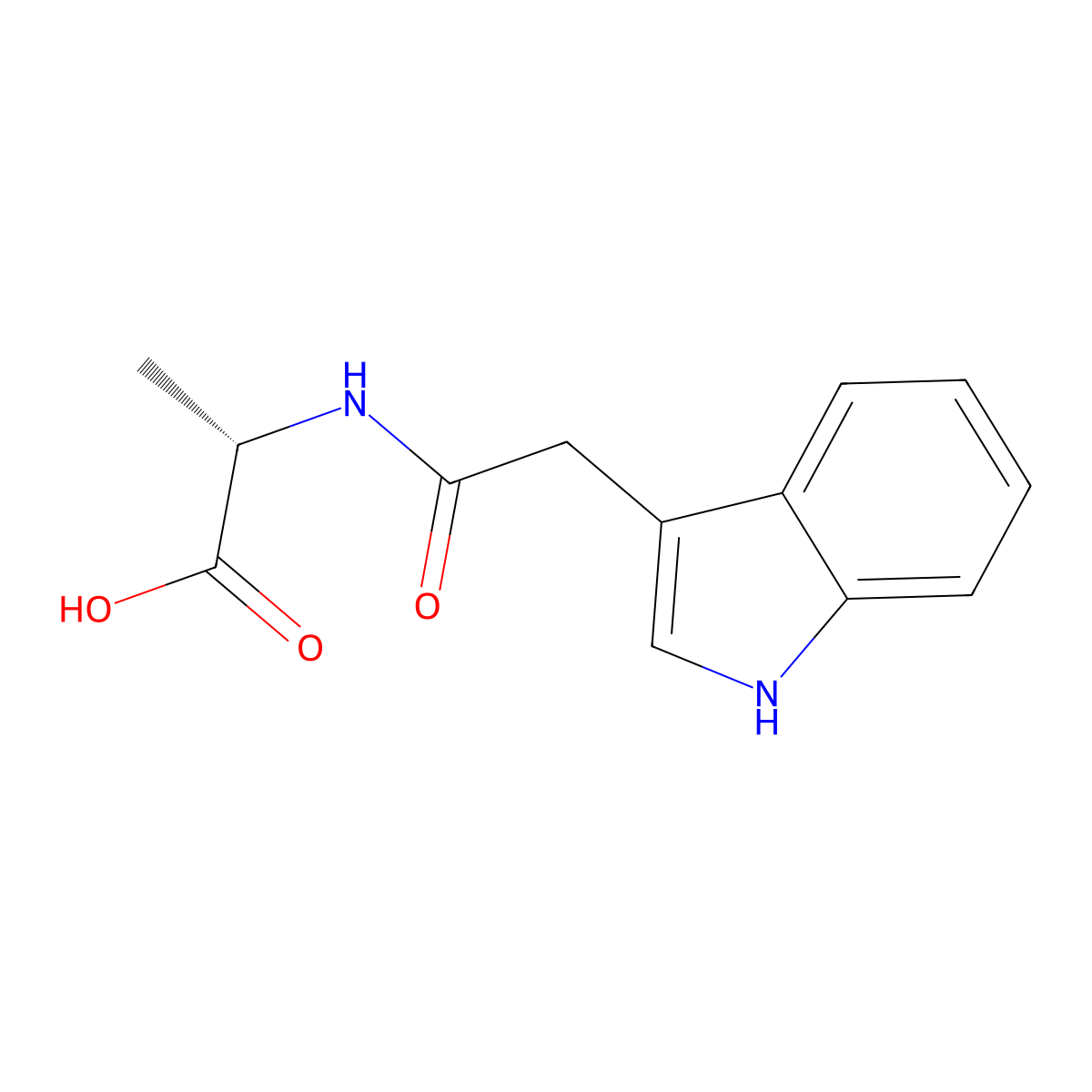 IAA-L-Ala molecular structure, CAS 57105-39-2