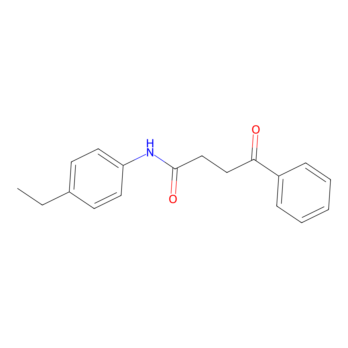 N-(4-ethylphenyl)-4-oxo-4-phenylbutanamide molecular structure, CAS 571154-81-9