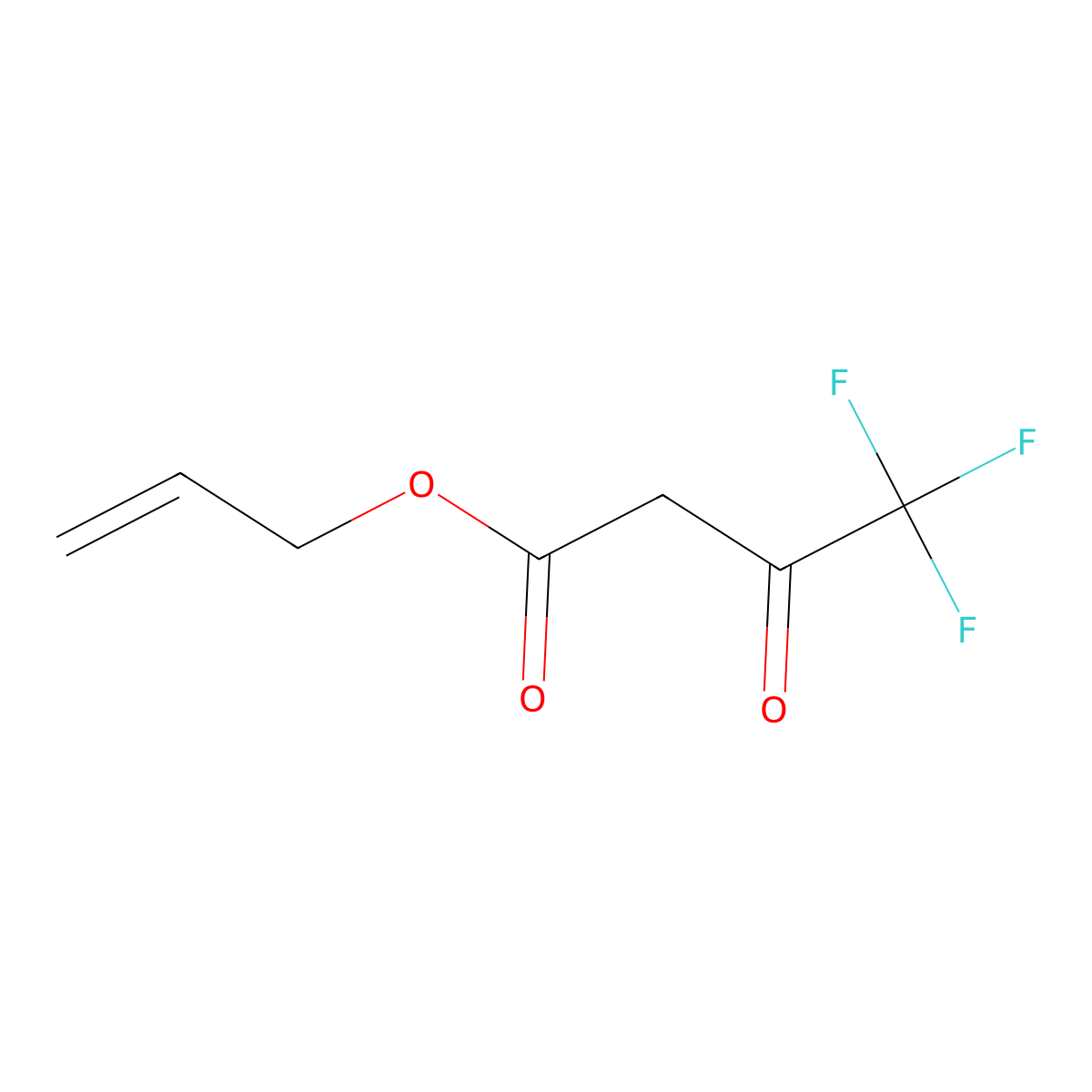 Allyl 4,4,4-trifluoro-3-oxobutanoate molecular structure, CAS 571178-40-0