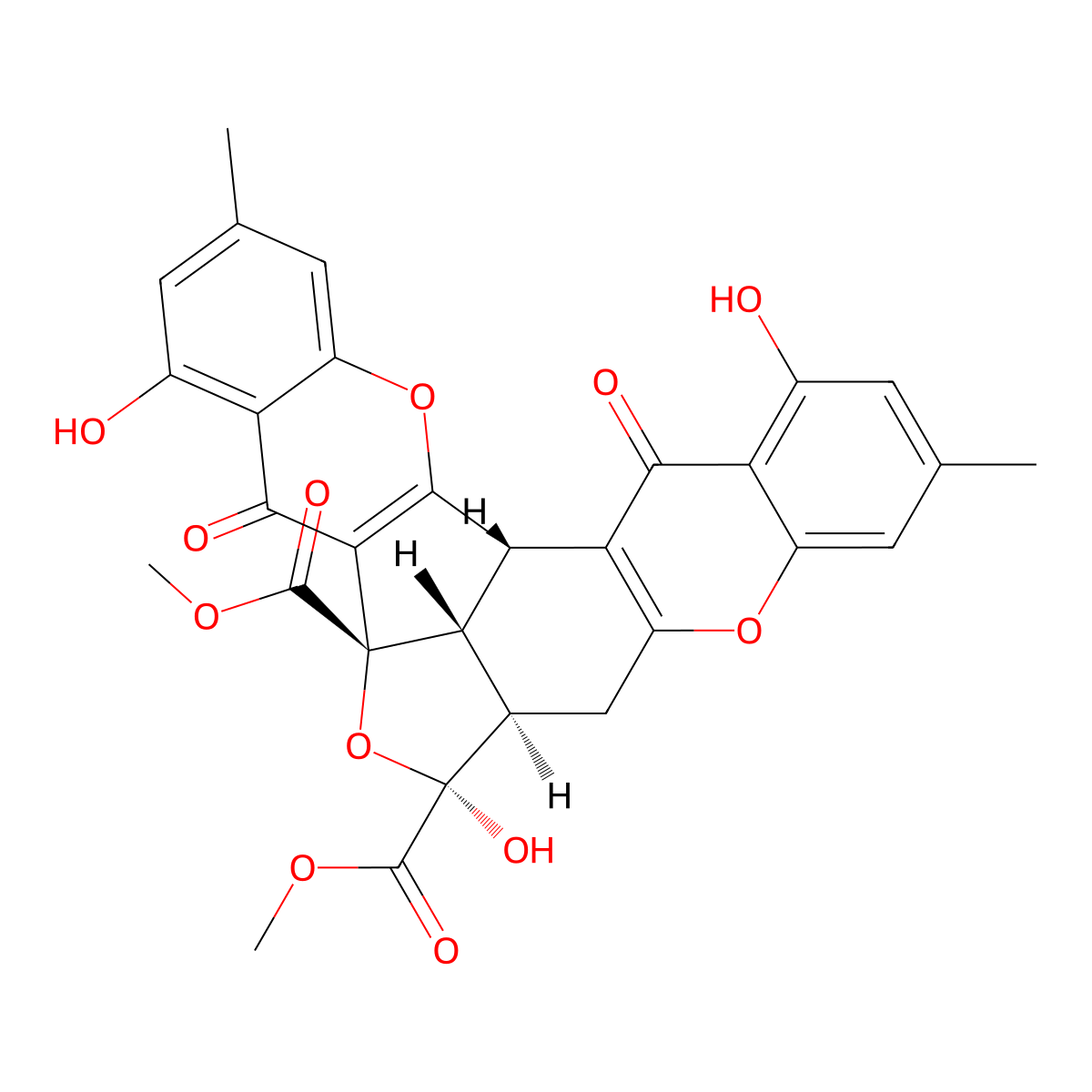 Remisporine B molecular structure, CAS 571194-06-4