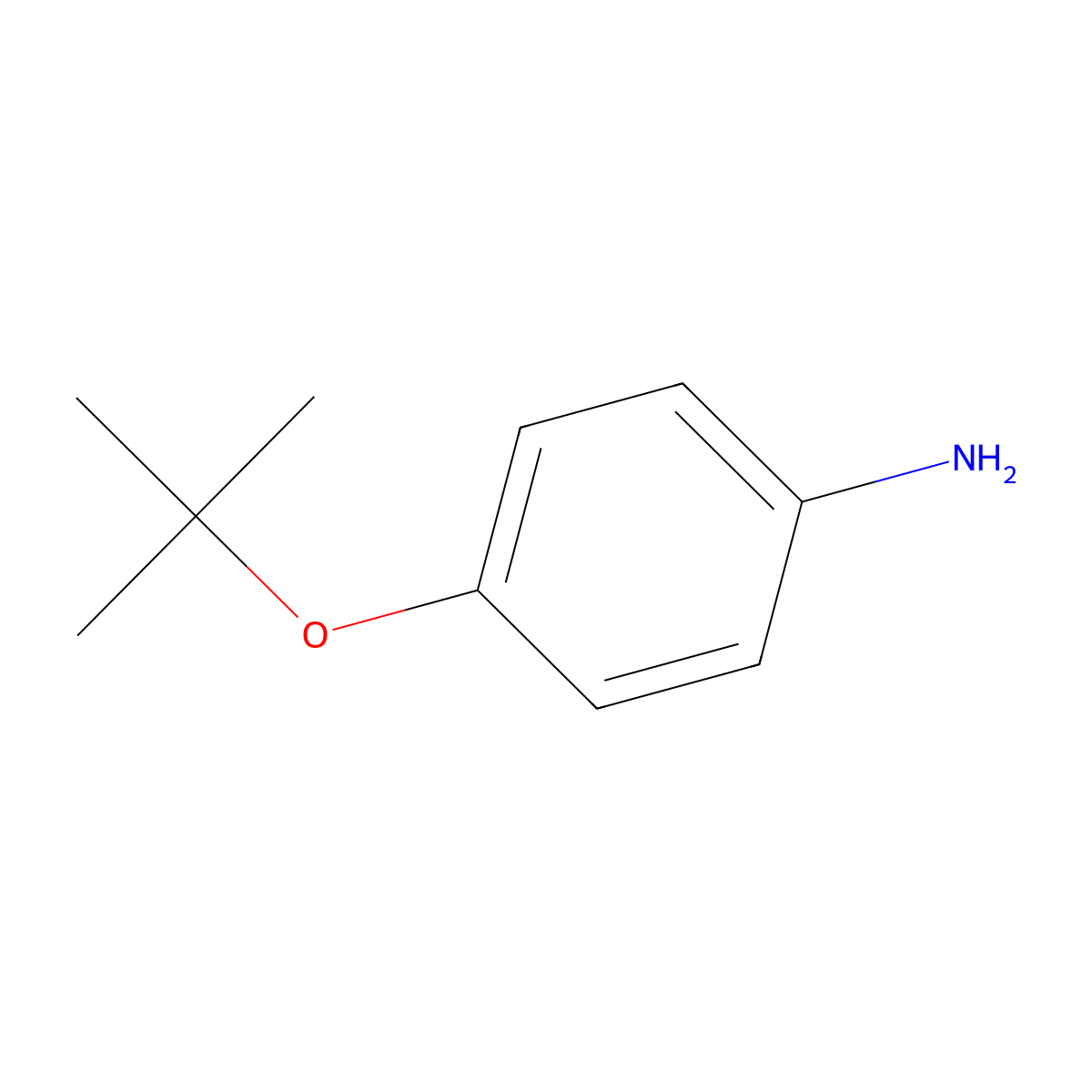 4-(Tert-butoxy)aniline molecular structure, CAS 57120-36-2