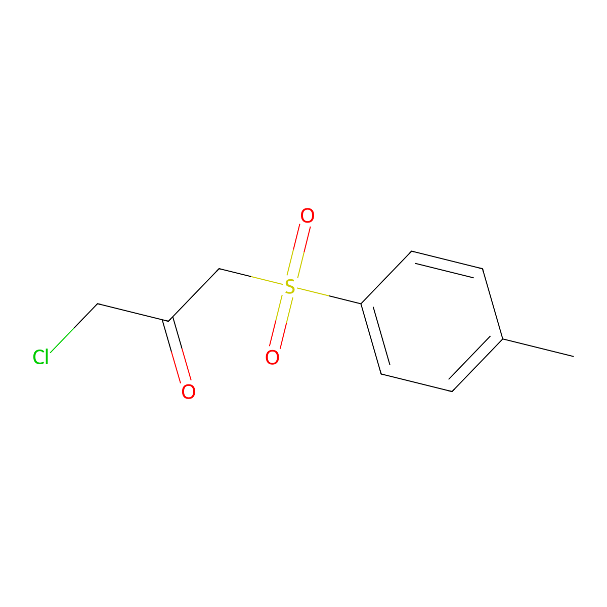 3-Chloro-1-((4-methylphenyl)sulfonyl)acetone molecular structure, CAS 57122-47-1