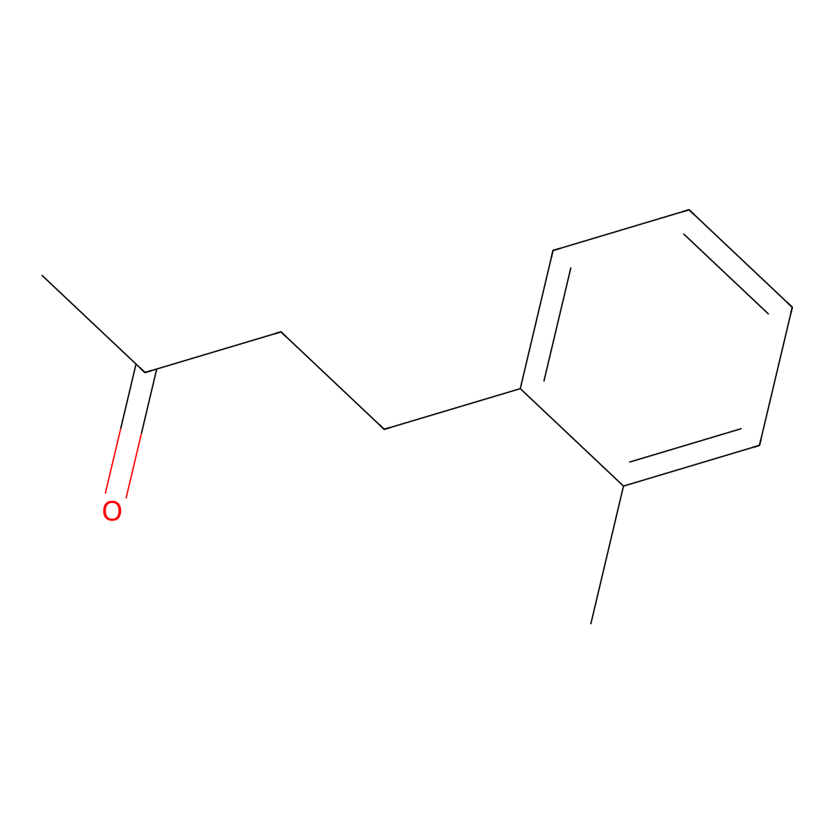 4-(2-Methylphenyl)butan-2-one molecular structure, CAS 57132-25-9