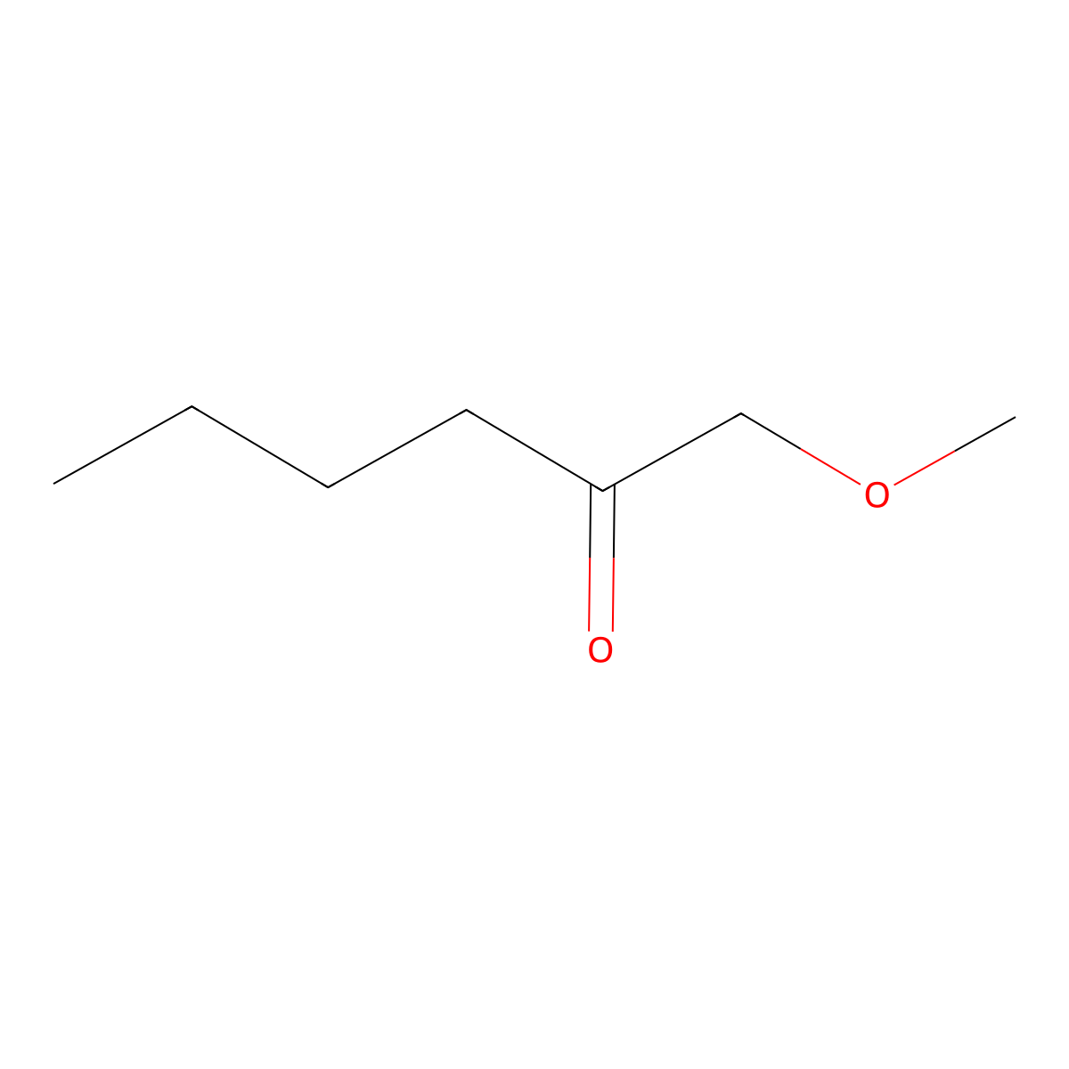 1-Methoxyhexan-2-one molecular structure, CAS 57134-36-8