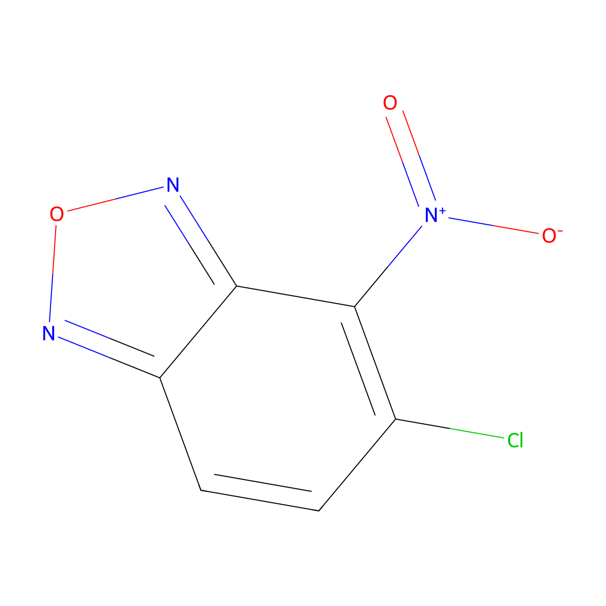 5-Chloro-4-nitro-2,1,3-benzoxadiazole molecular structure, CAS 5714-17-0