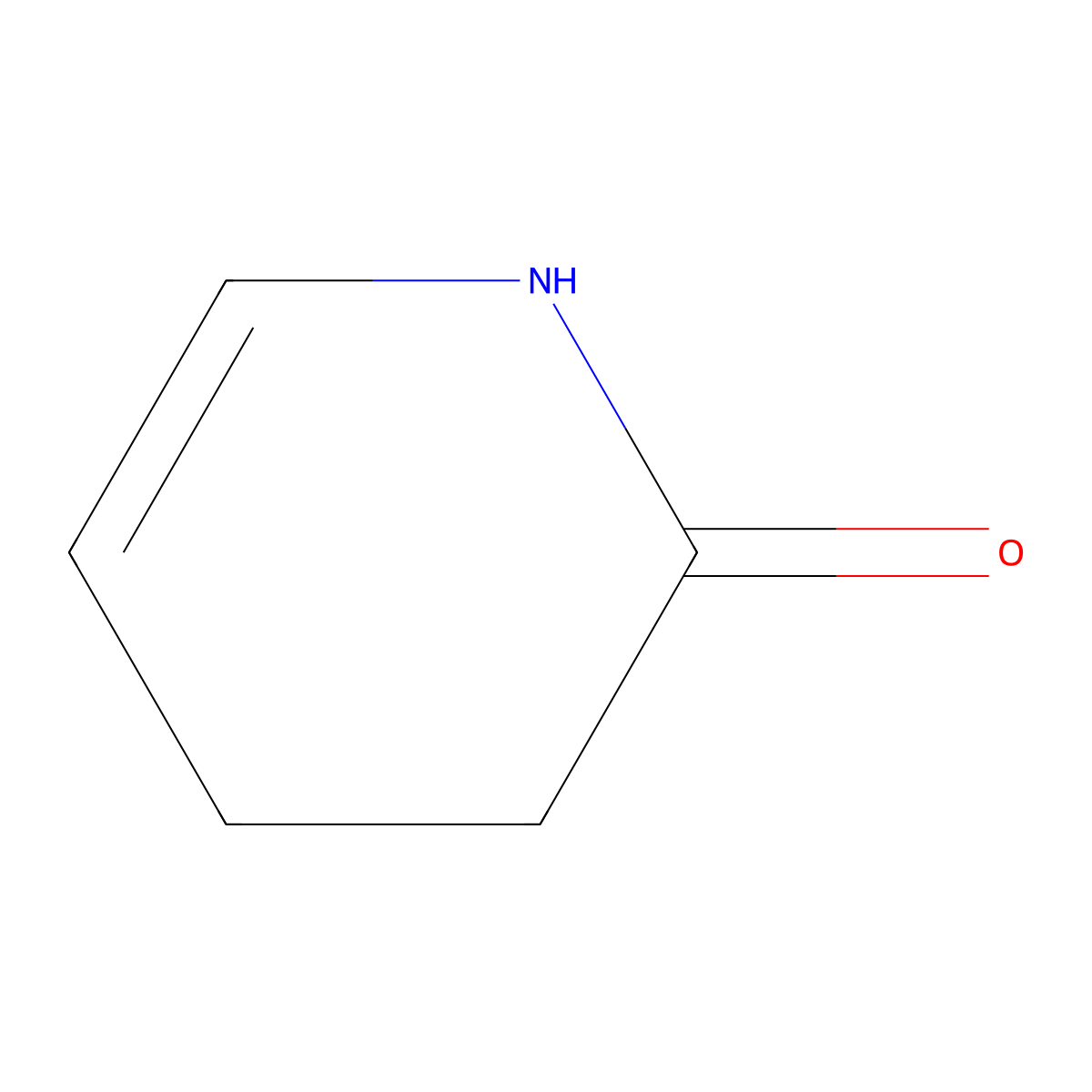 2(1H)-Pyridinone, 3,4-dihydro- molecular structure, CAS 57147-25-8