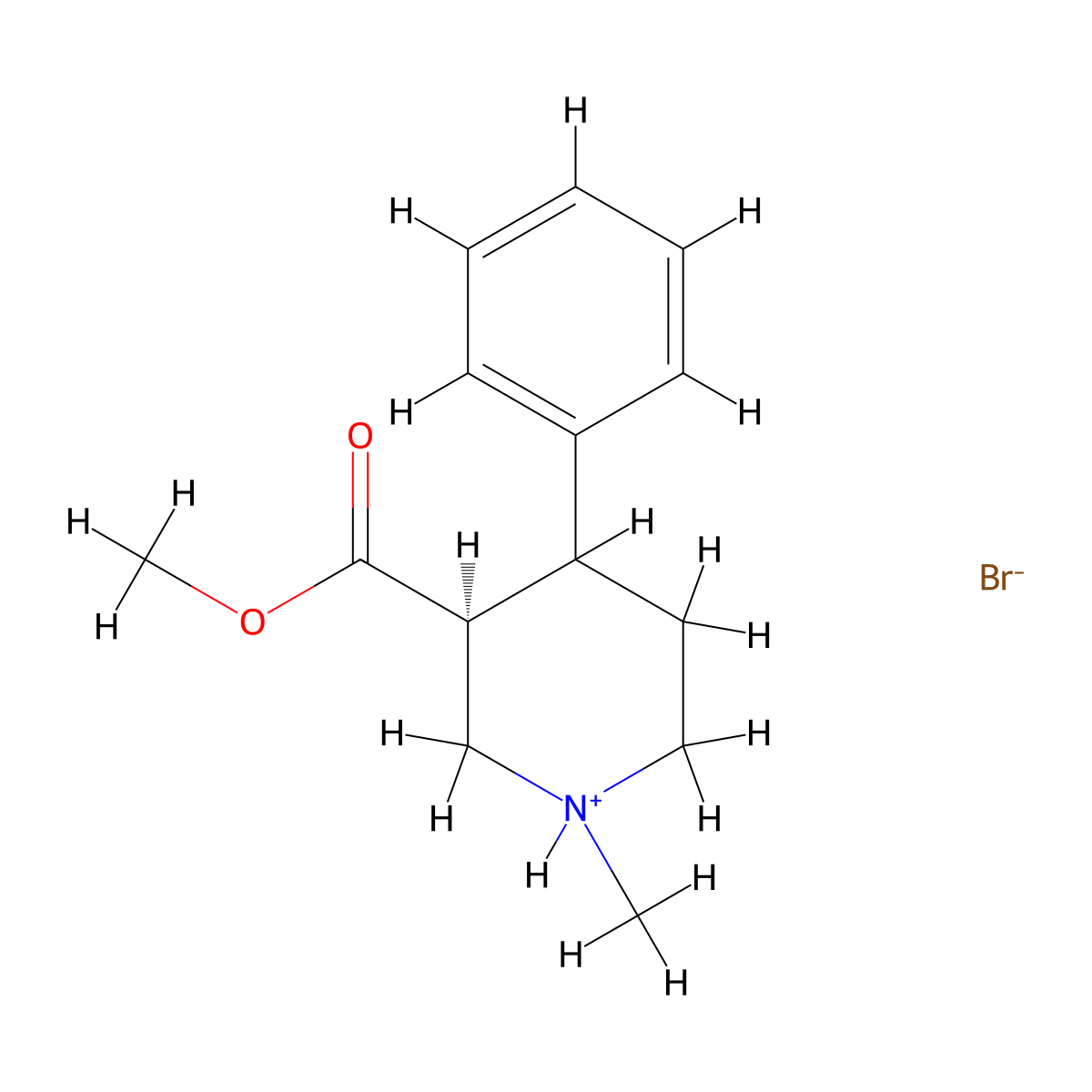 Nipecotic acid, 1-methyl-4-phenyl-, methyl ester, hydrobromide, (E)-(+-)- molecular structure, CAS 57152-96-2